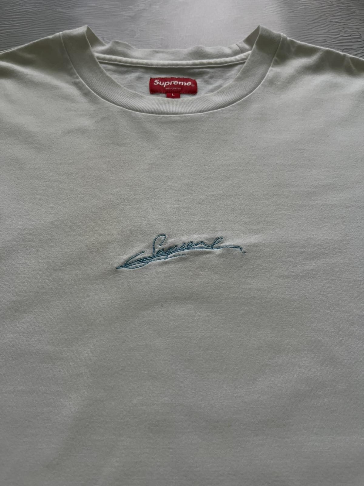 Supreme Supreme Streetwear Luxury Tee Skateboarding Cotton White Size US L / EU 52-54 / 3 - 4 Thumbnail