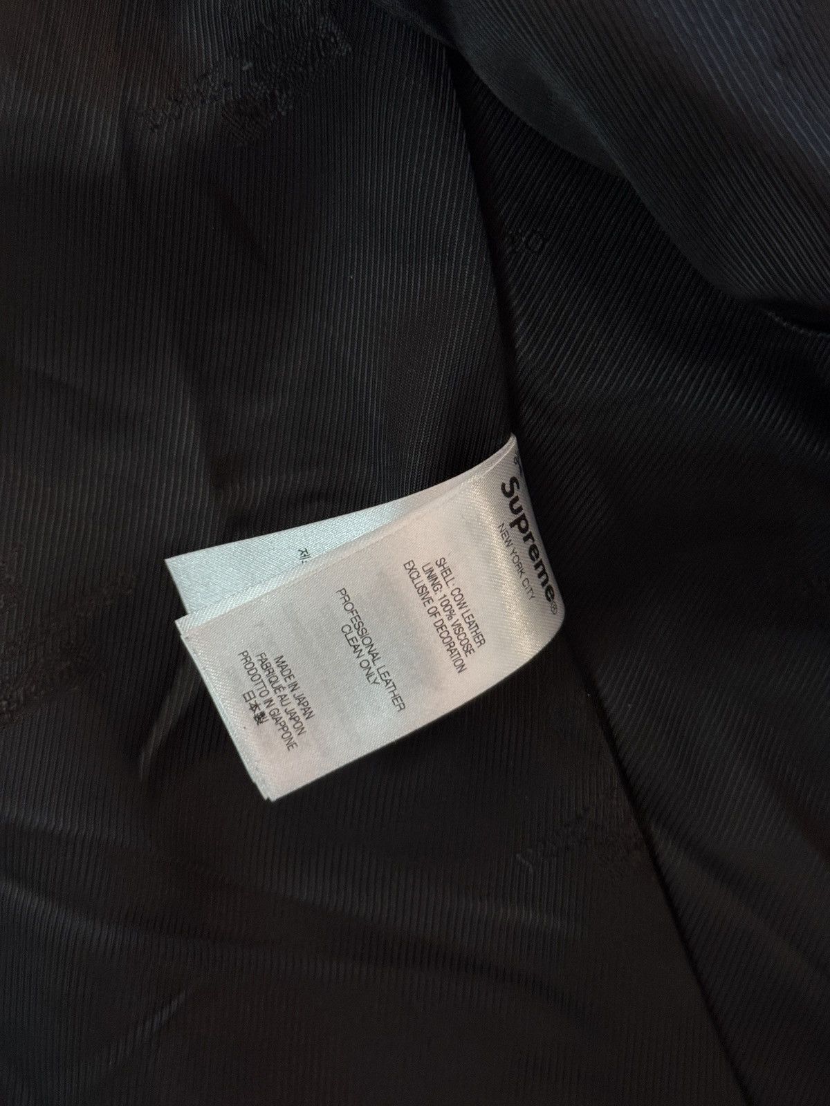 Supreme × Yohji Yamamoto Supreme Y’s By Yohji Yamamoto Leather Jacket Size US M / EU 48-50 / 2 - 6 Thumbnail
