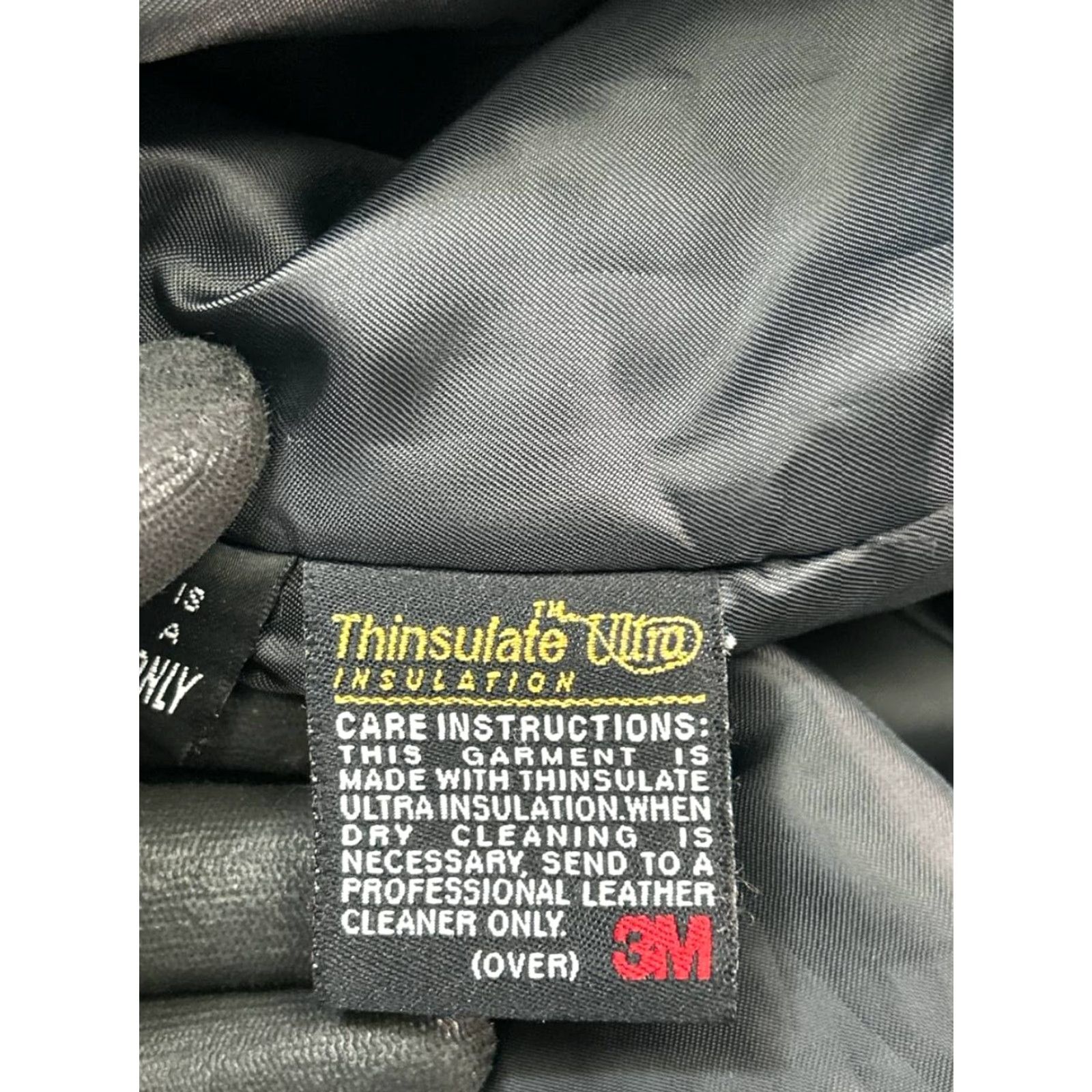 Vintage VINTAGE Wilsons Jacket Womens Small Black Leather 3m Thinsulate Heavy Size S / US 4 / IT 40 - 4 Thumbnail