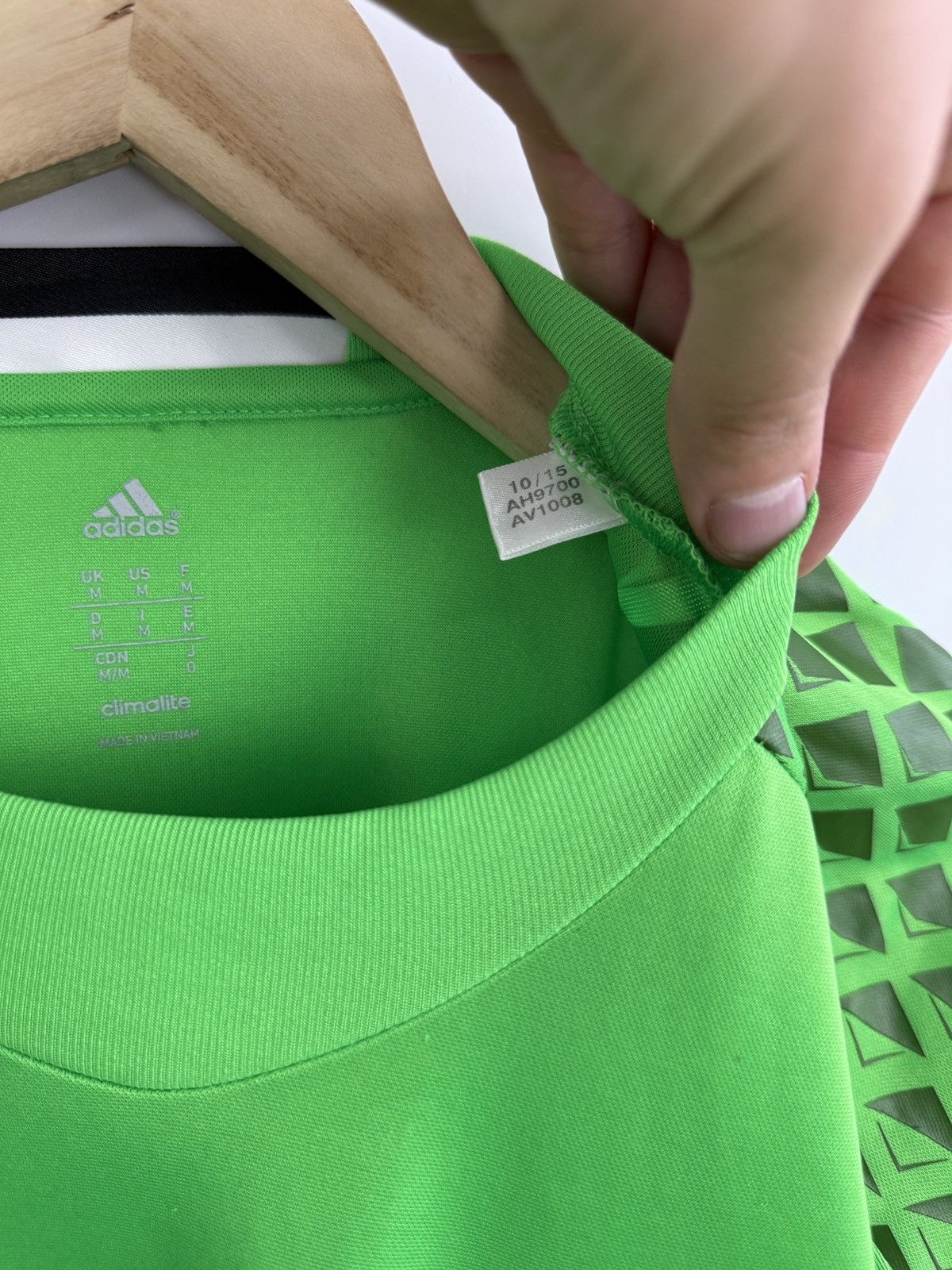 Adidas 🇧🇪 2015 Adidas Belgium URBSFA KBVB Goalkeeper Jersey Soccer Size US M / EU 48-50 / 2 - 8 Thumbnail