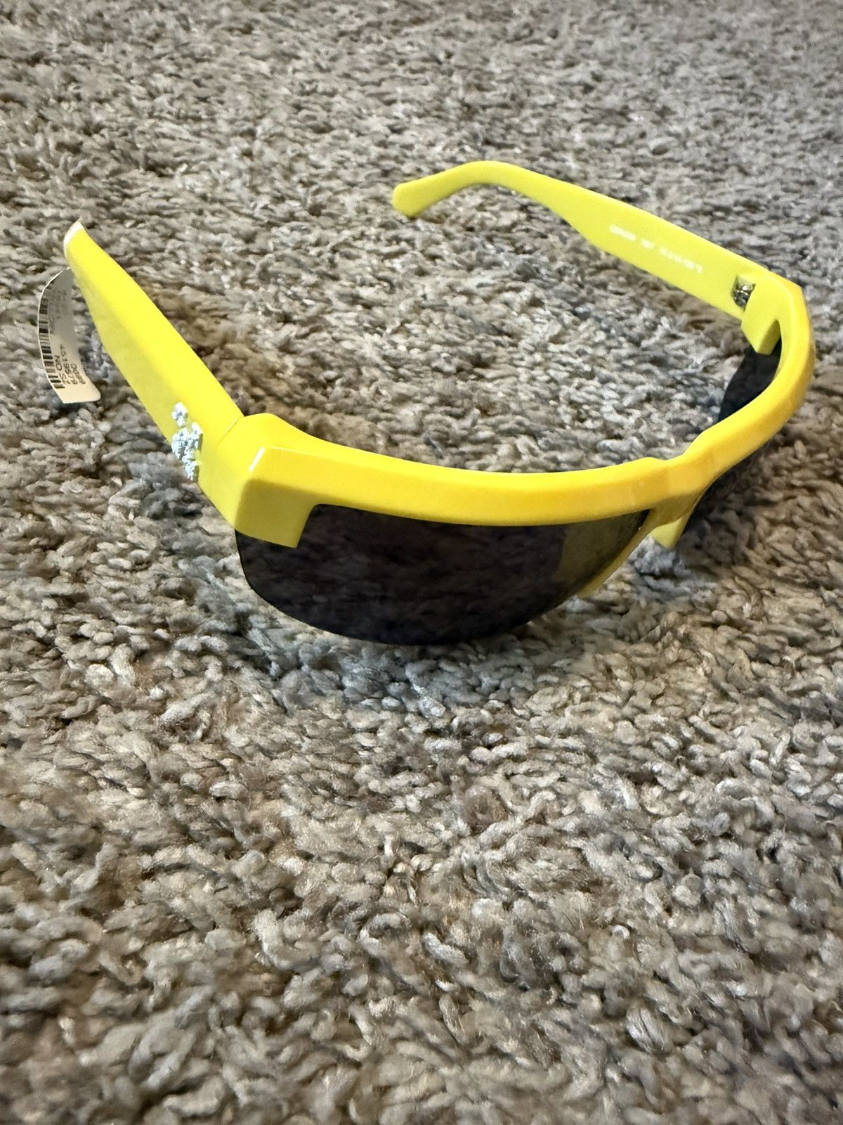 Off-White Off-White Toledo Half rim sunglasses Acetate Yellow Size ONE SIZE - 6 Thumbnail