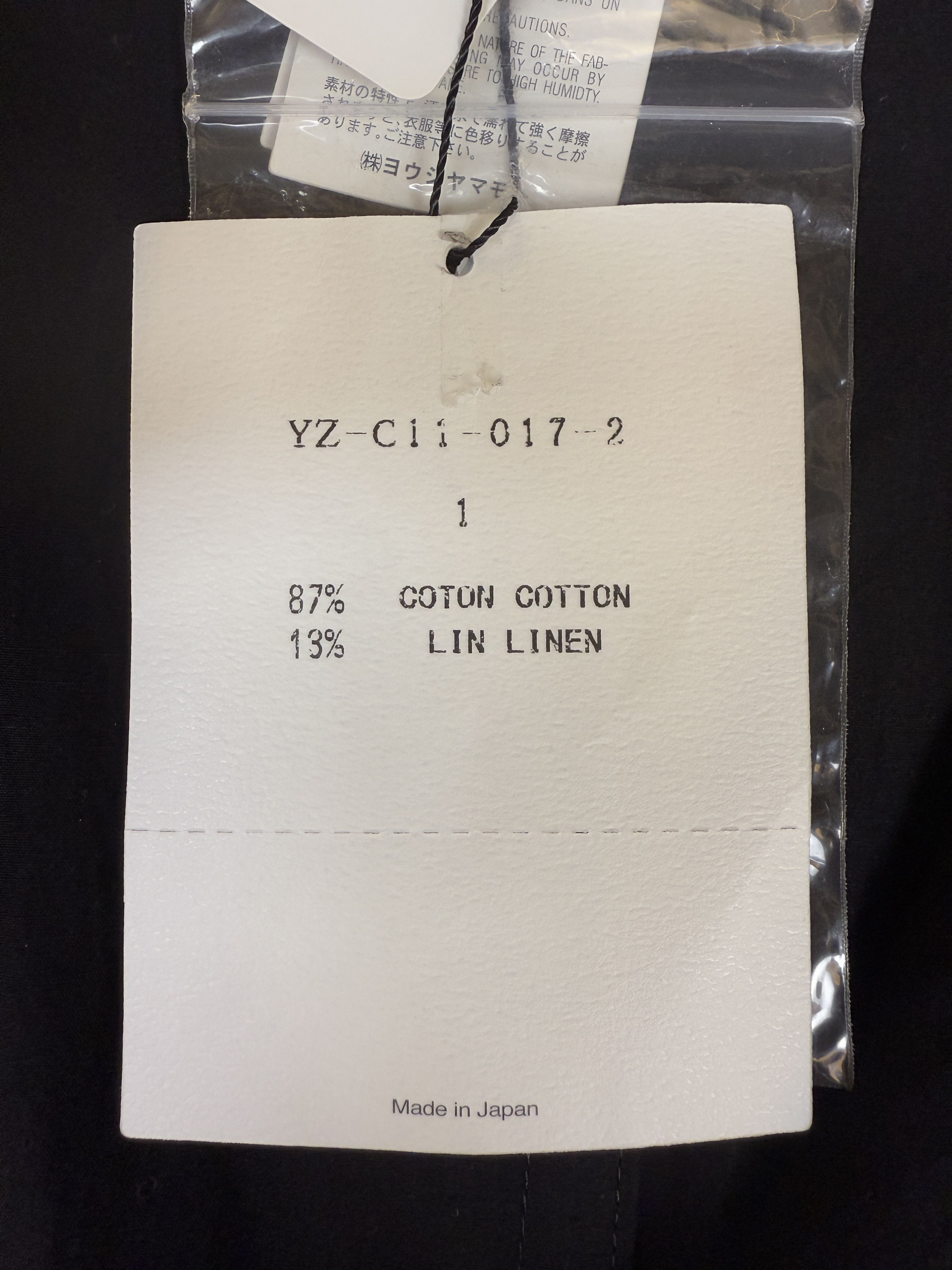 Yohji Yamamoto $1350 NWT Yohji Yamamoto Y's O-Flap Duster Coat Size US S / EU 44-46 / 1 - 16 Thumbnail