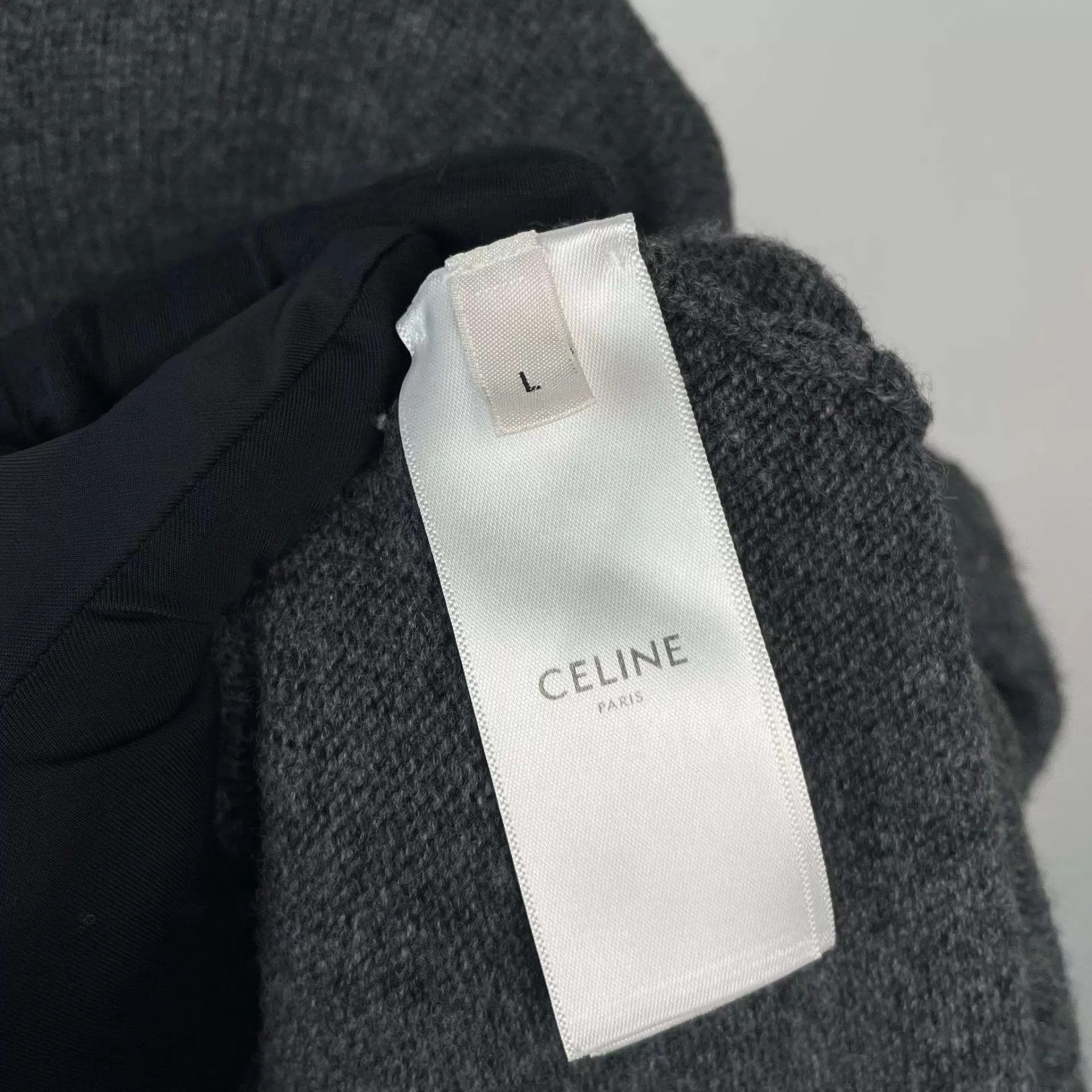 Celine Celine Wool Short Knit Top Size L 98 New Size L / US 10 / IT 46 - 4 Thumbnail