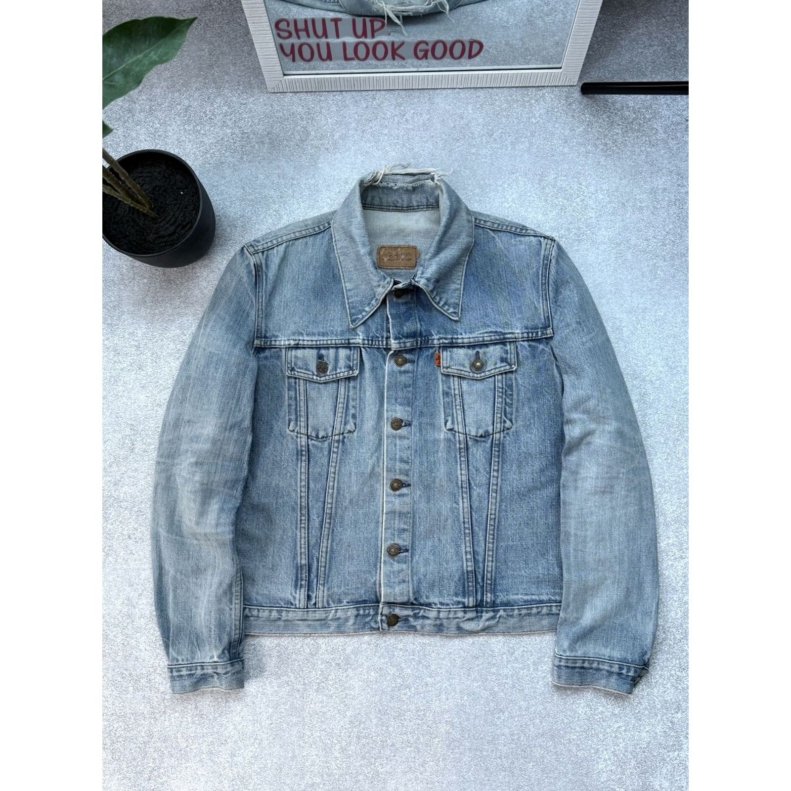 Levi's VINTAGE Levi’s Denim Jacket Blue Men’s S Jacket 70s 80s Y2K Trucker Levi’s Made & Crafted USA Size US S / EU 44-46 / 1 - 2 Thumbnail