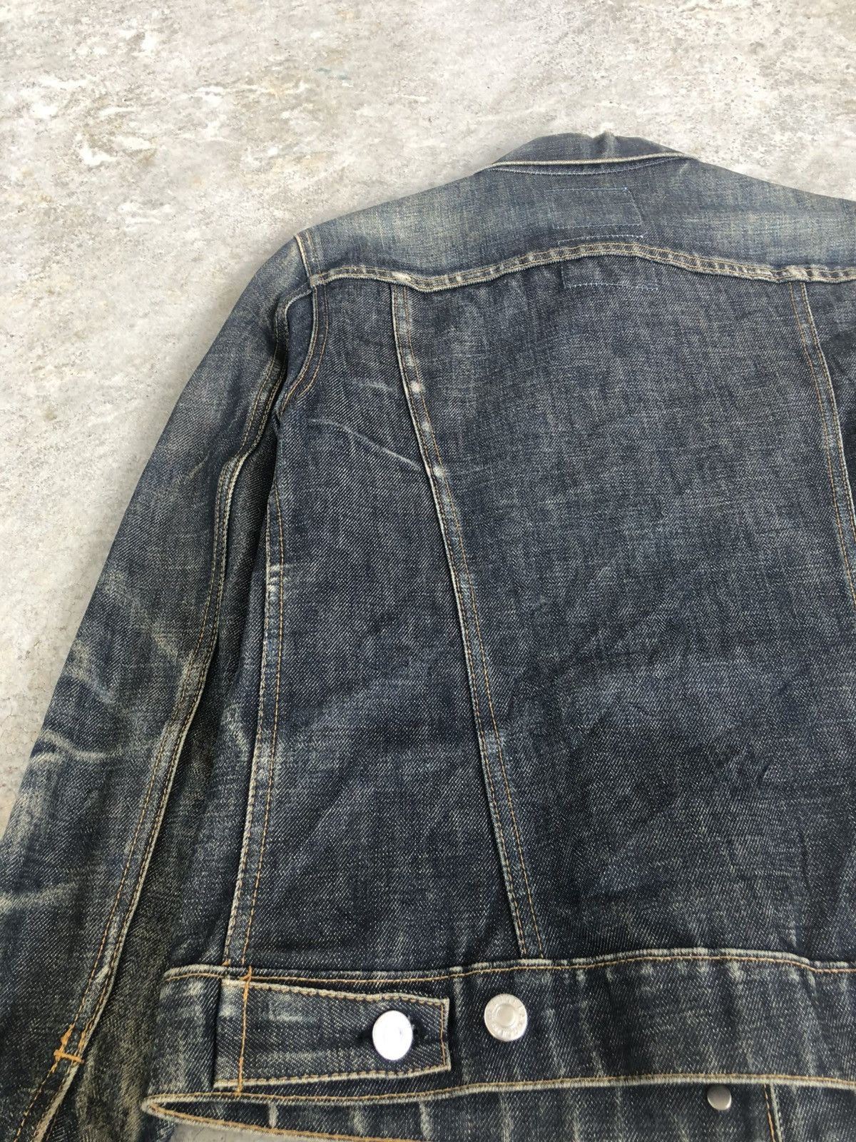 Lil Yachty Helmut Lang Denim Jacket Distressed Size US XS / EU 42 / 0 - 14 Thumbnail