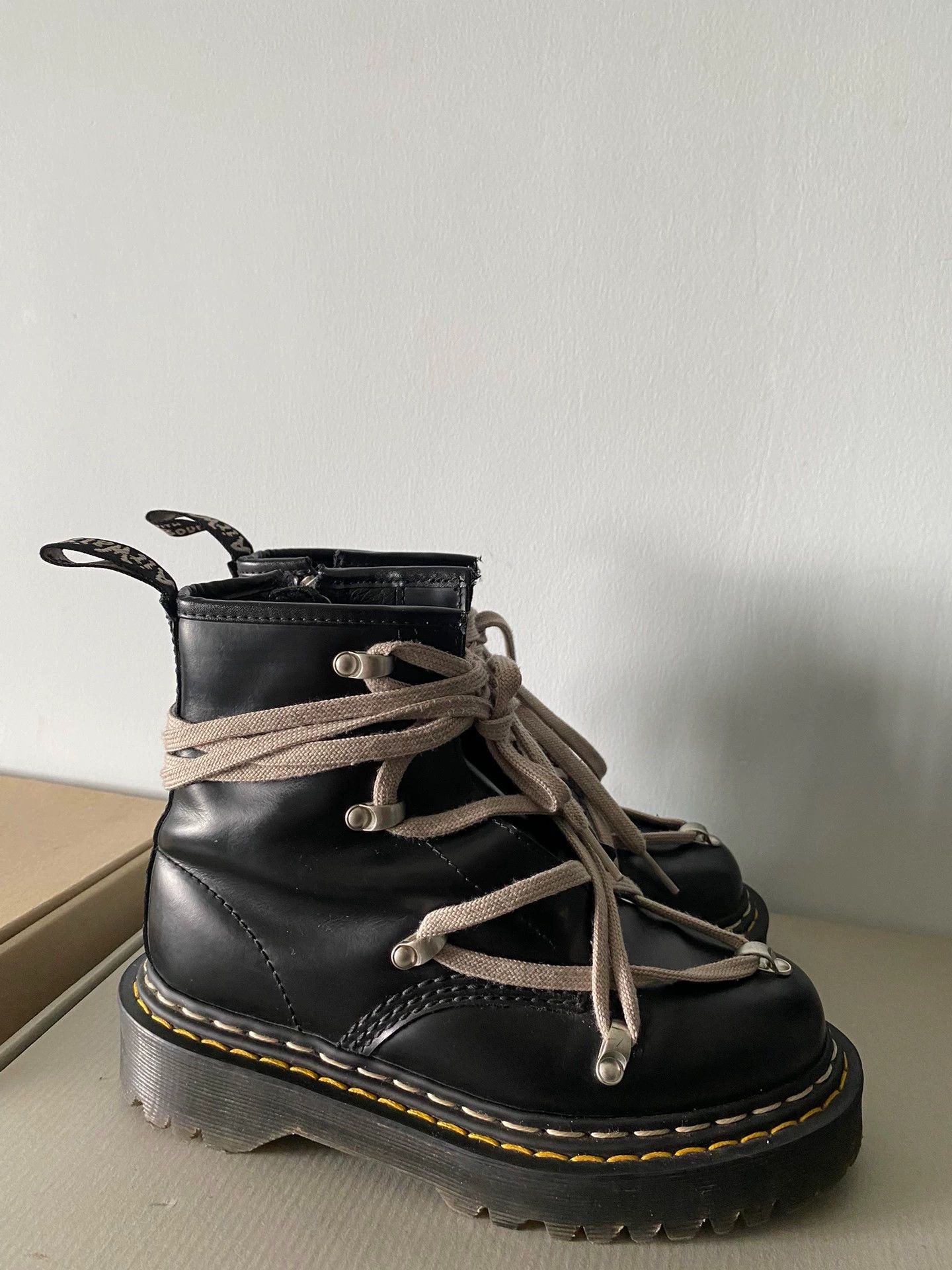 Rick Owens Rick Owens x Dr. Martens collaborationCrazy Lace-up Boots. Size US 6.5 / IT 36.5 - 5 Thumbnail