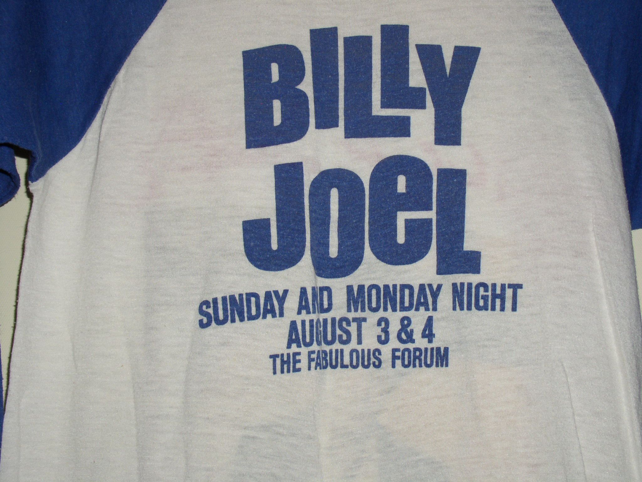 Vintage Billy Joel Concert Shirt 1980 L.A. Forum Single Stitched Size US S / EU 44-46 / 1 - 4 Thumbnail