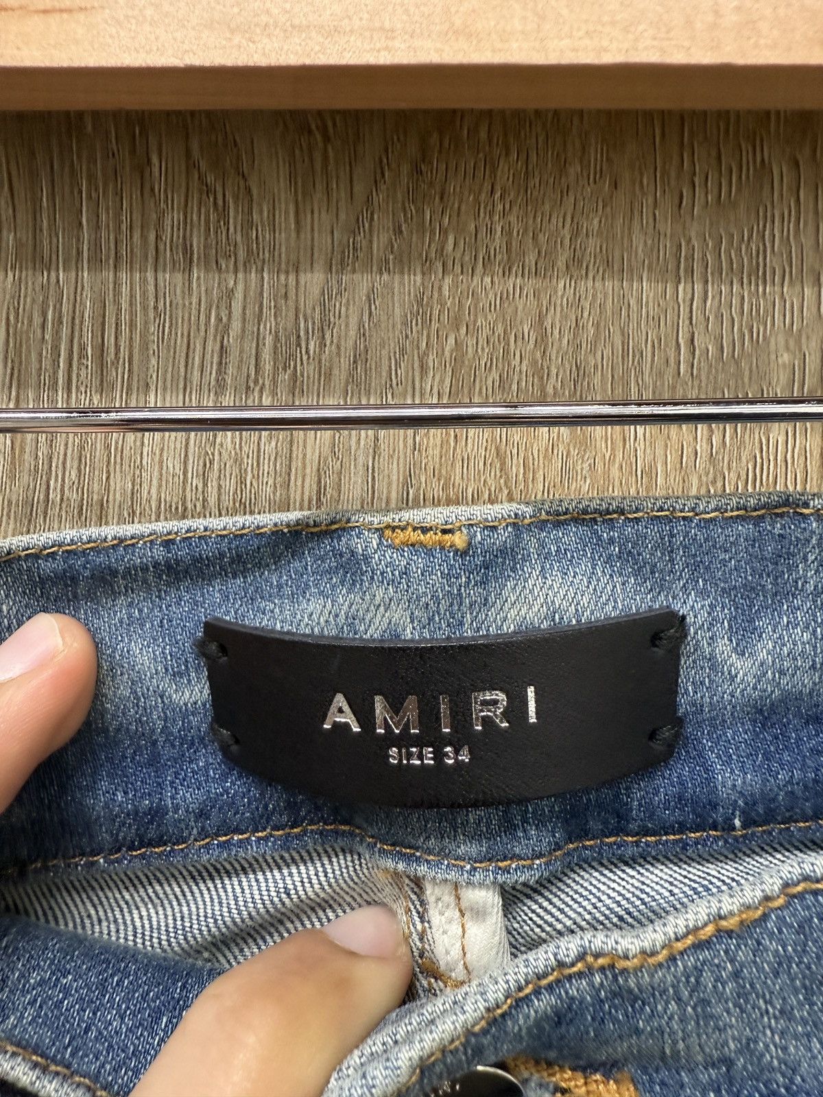Amiri Amiri MX1 Blue Bandana Jeans Size US 34 / EU 50 - 7 Thumbnail