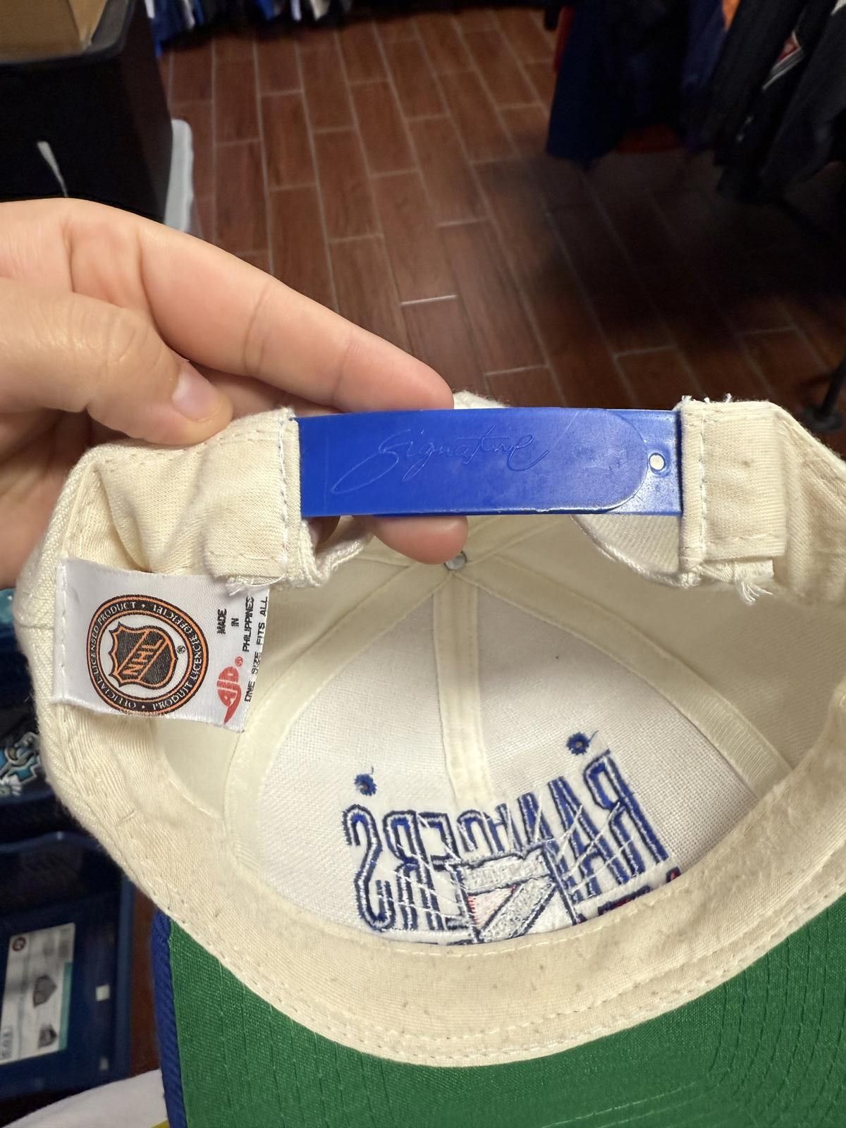 NHL 90's Vintage New York Rangers Snapback Hat Size ONE SIZE - 5 Thumbnail