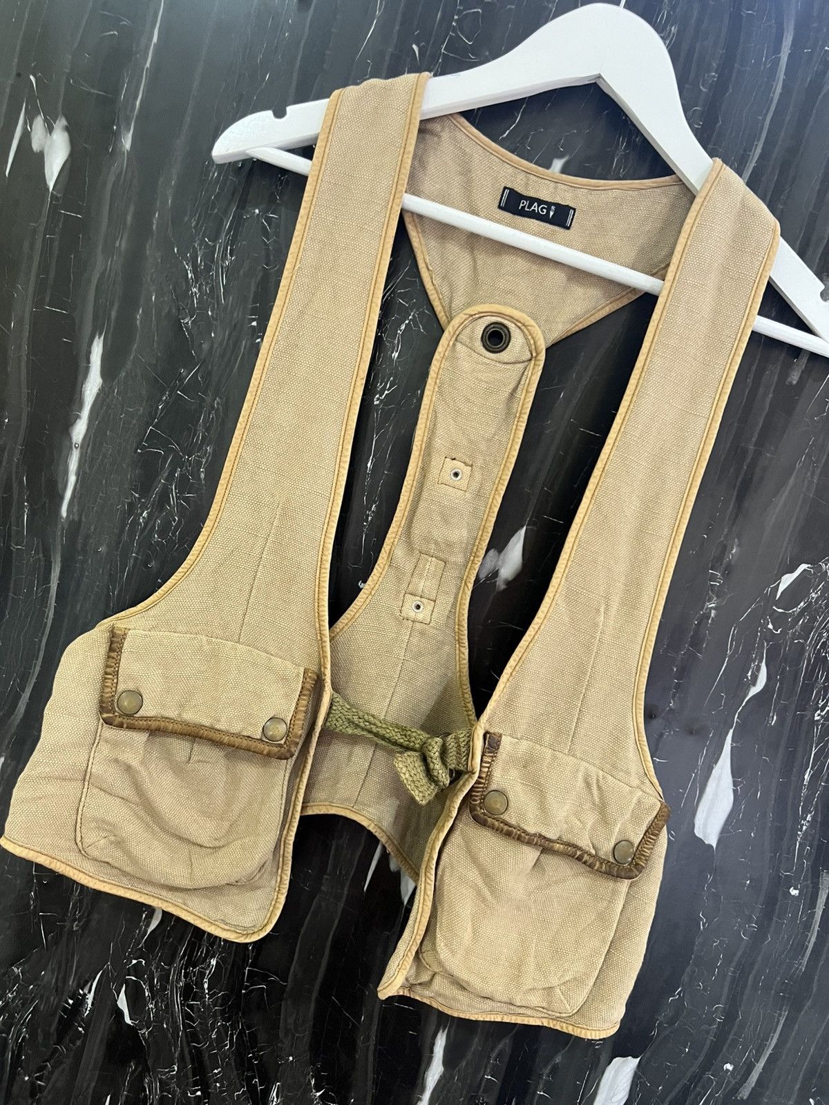 Japanese Brand PLAG Vest – Functional Japanese Streetwear Size US XL / EU 56 / 4 - 5 Thumbnail