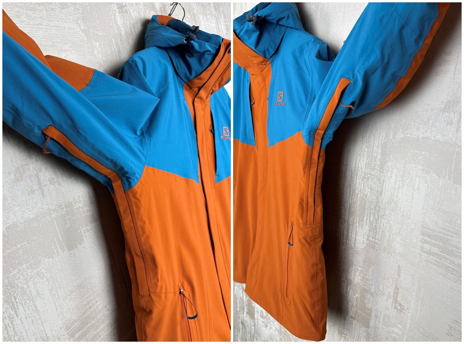 Salomon Salomon Icerocket Ski Jacket Orange/Blue Size US M / EU 48-50 / 2 - 7 Thumbnail