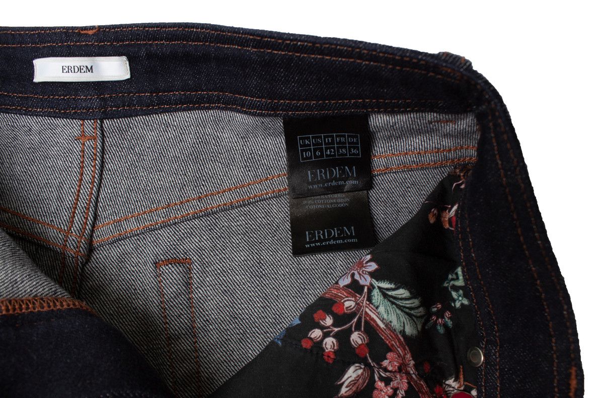 Erdem Erdem, dark blue vina jeans with belt Size 27" / US 4 / IT 40 - 5 Thumbnail
