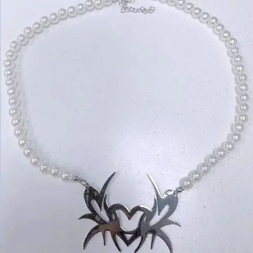 Jewelry Fashion Pearl Chains Choker Collar Punk Size ONE SIZE - 2 Thumbnail