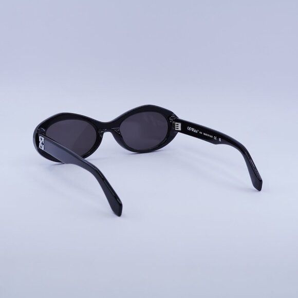 Off-White 🕶️New Off-White OERI13G EDISON 1007 Sunglasses - Black Size ONE SIZE - 9 Thumbnail