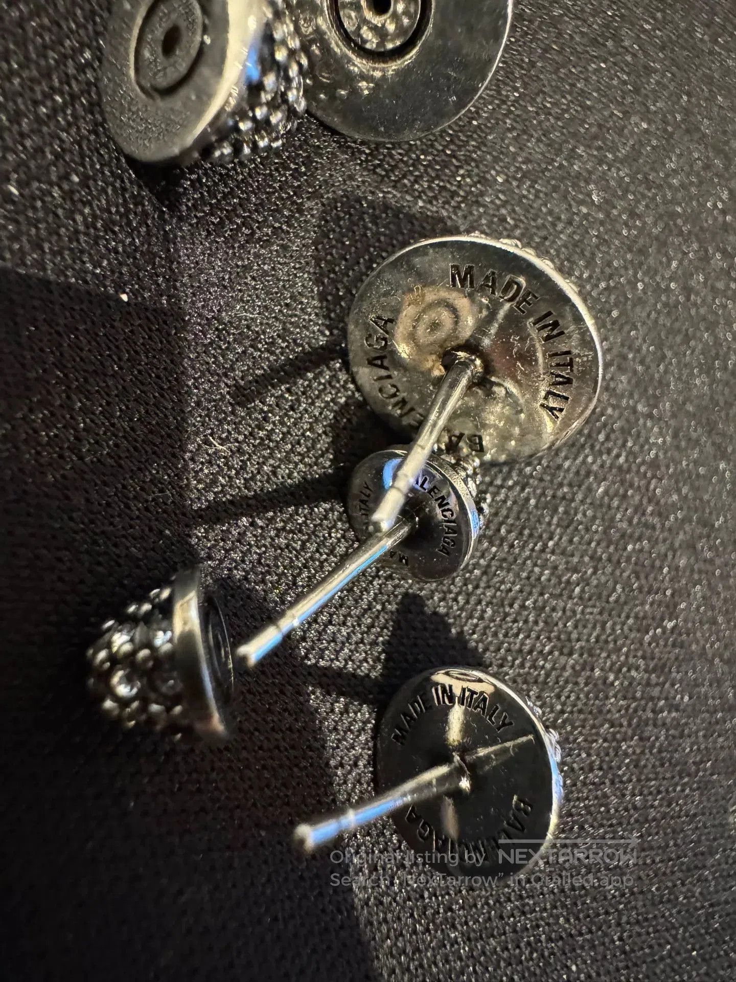 Balenciaga balenciaga diamond stud earrings set. Size ONE SIZE - 3 Thumbnail