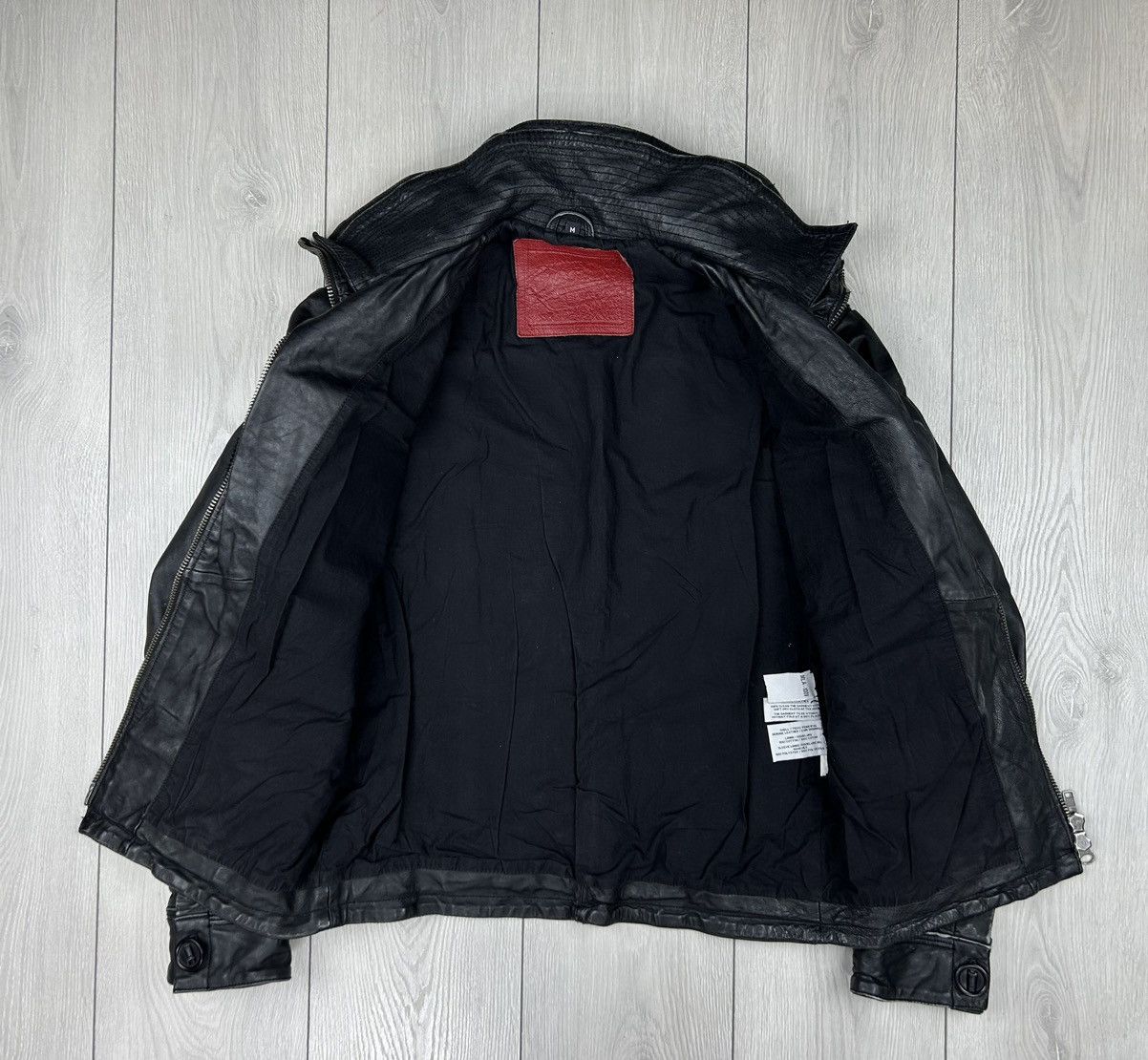Superdry SuperDry Leather Jacket Black Size M Size US M / EU 48-50 / 2 - 5 Thumbnail