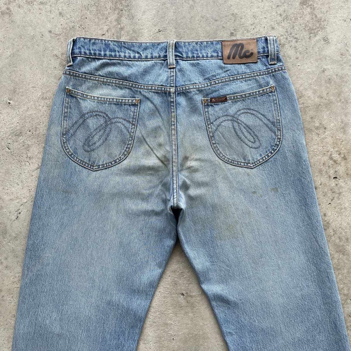Japanese Brand Vintage MC Jeans Rusty Denim Faded Distressed Pants W35 Size US 35 - 11 Thumbnail