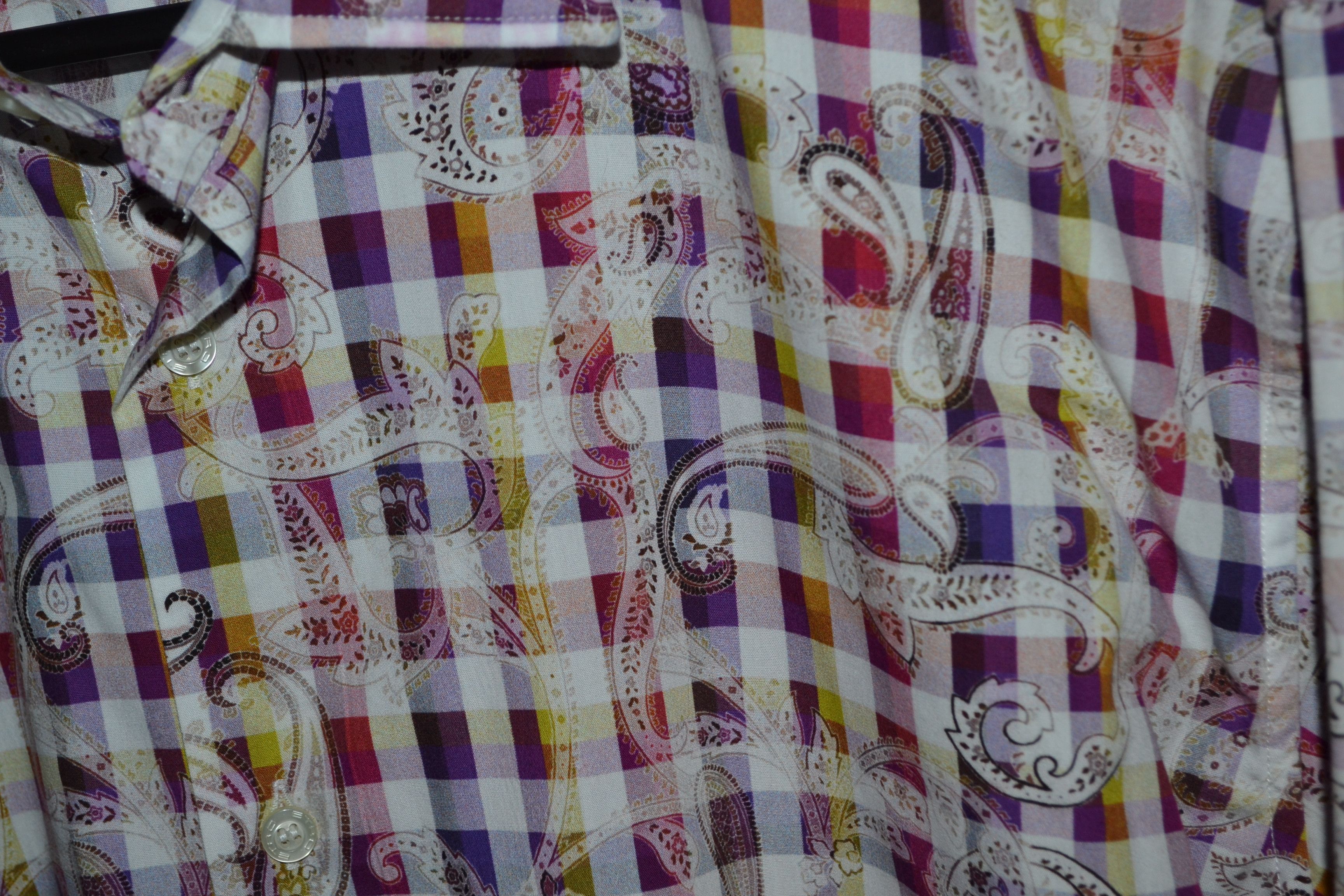 Etro Etro Gradient Psychedelic Paisley Shirt Cotton L Size US L / EU 52-54 / 3 - 6 Thumbnail