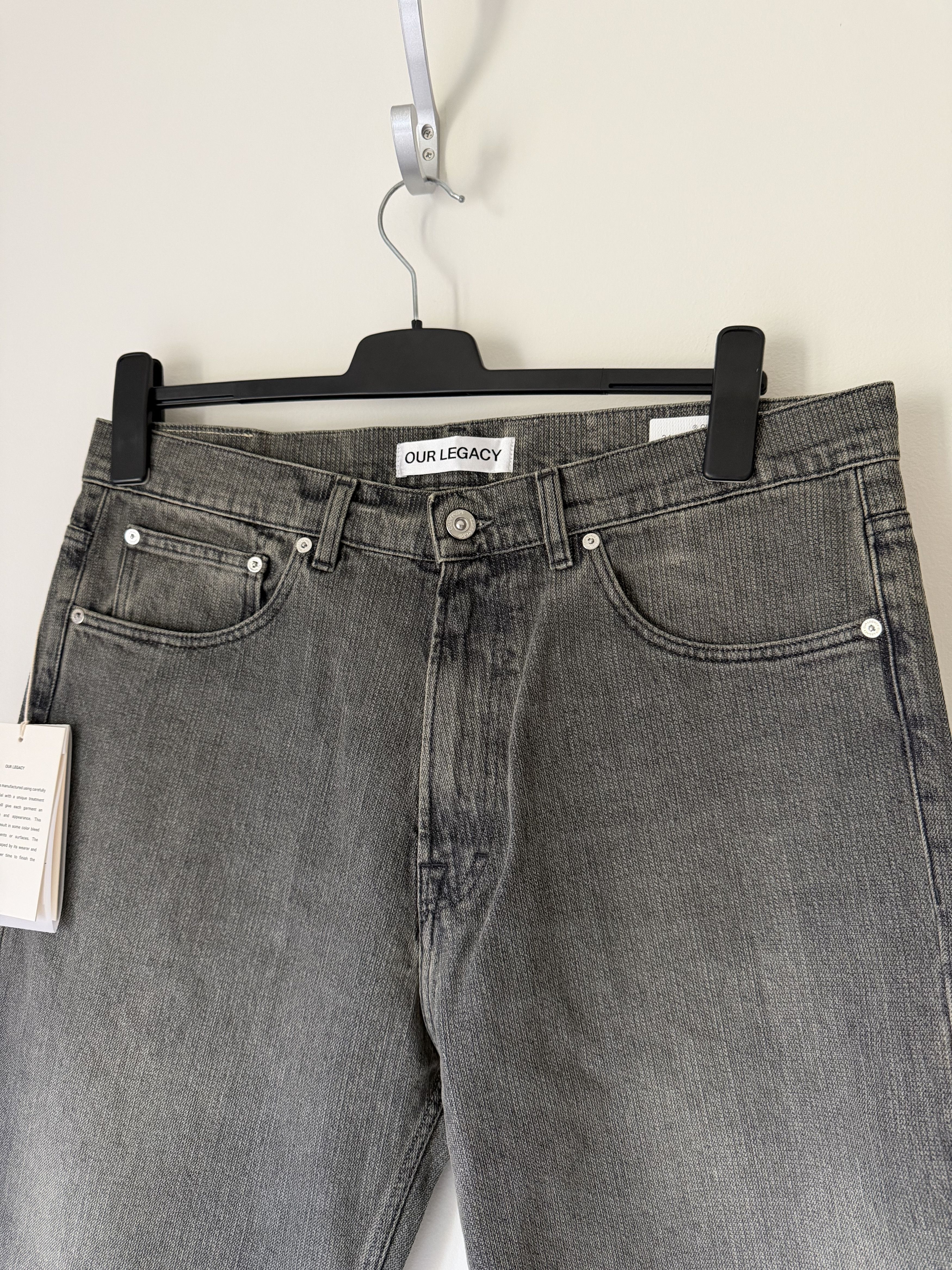 Our Legacy Our Legacy Third Cut Jeans in Ash Dust Chain Twill Size US 34 / EU 50 - 2 Thumbnail
