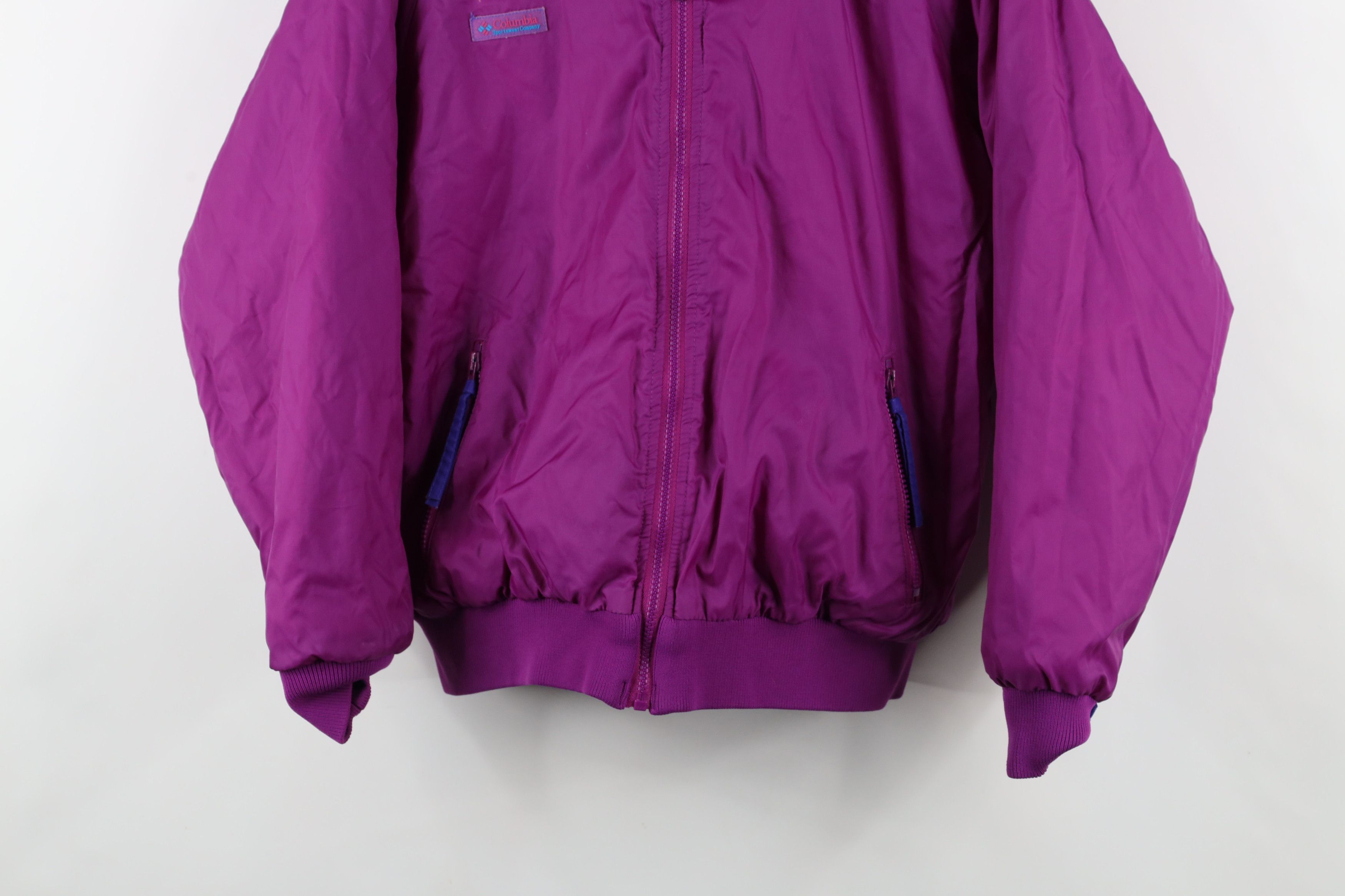 Columbia × Vintage Vintage 90s Columbia Reversible Puffer Bomber Jacket Size L / US 10 / IT 46 - 12 Thumbnail
