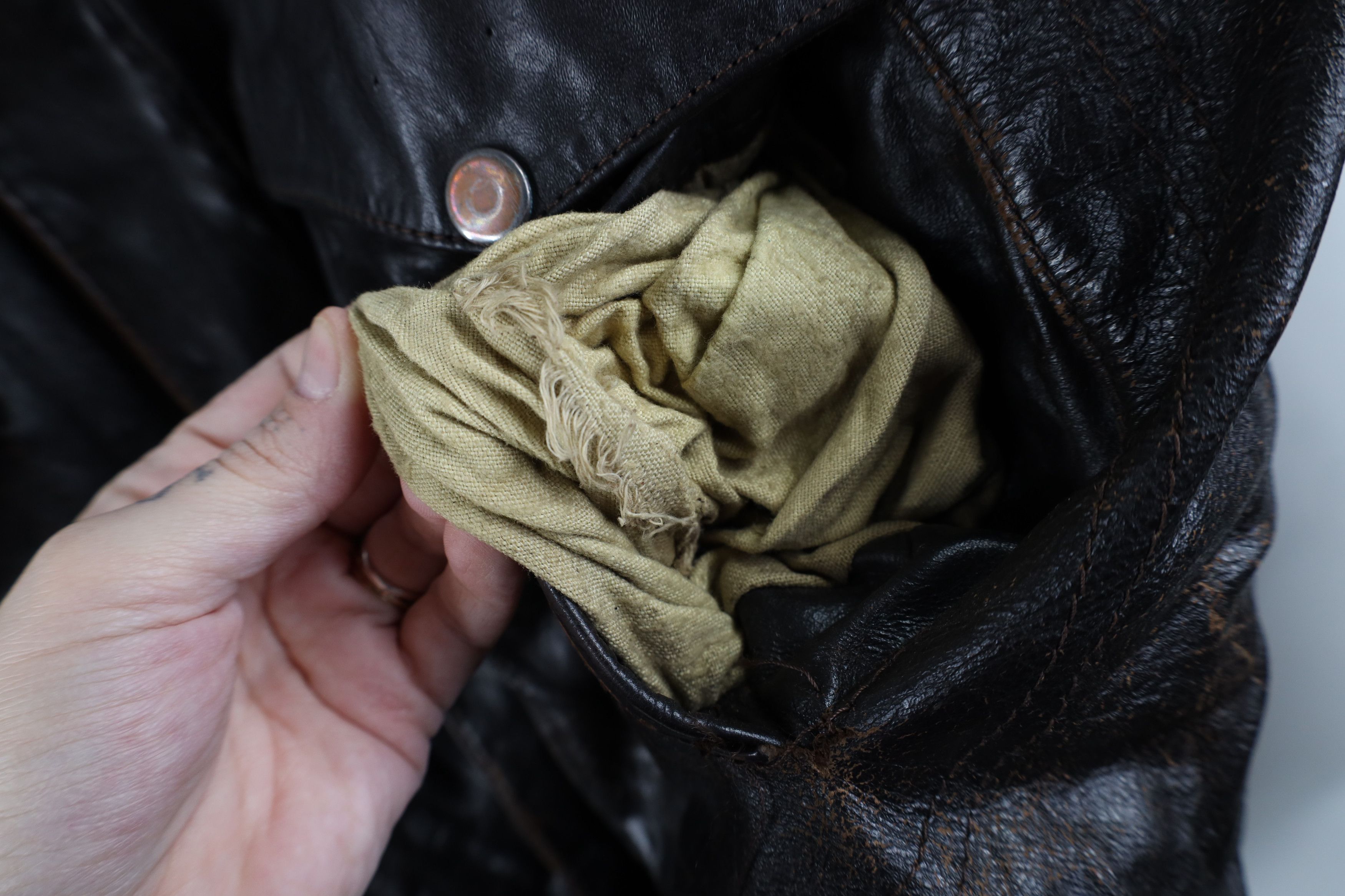 Vintage Vintage 70s Fleece Lined G-1 Flight Bomber Jacket Brown Size US L / EU 52-54 / 3 - 6 Thumbnail