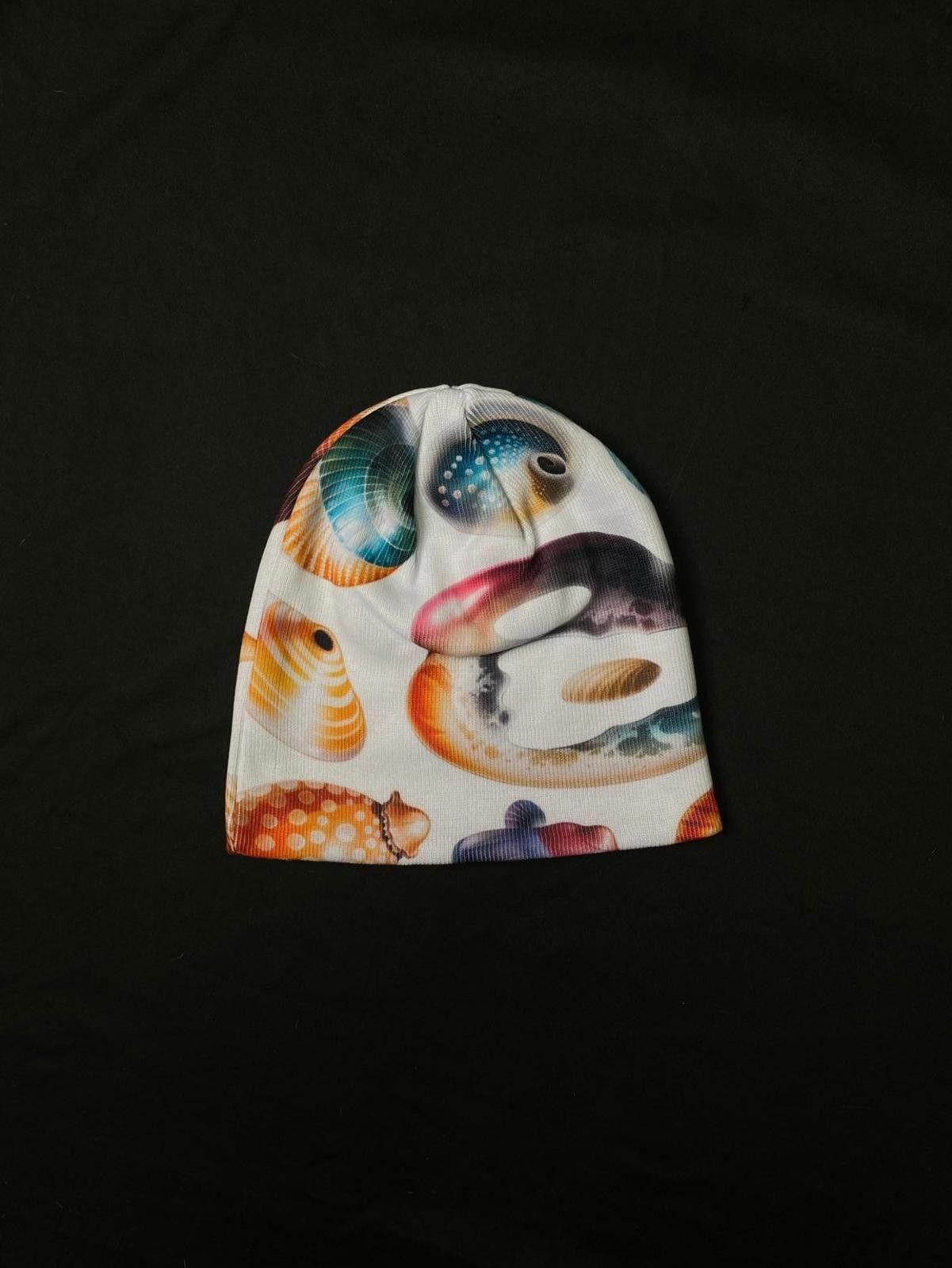 Japanese Brand Rare b.Eautiful b-mode No Cuff White Knit Beanie Hats OS Size ONE SIZE - 1 Thumbnail