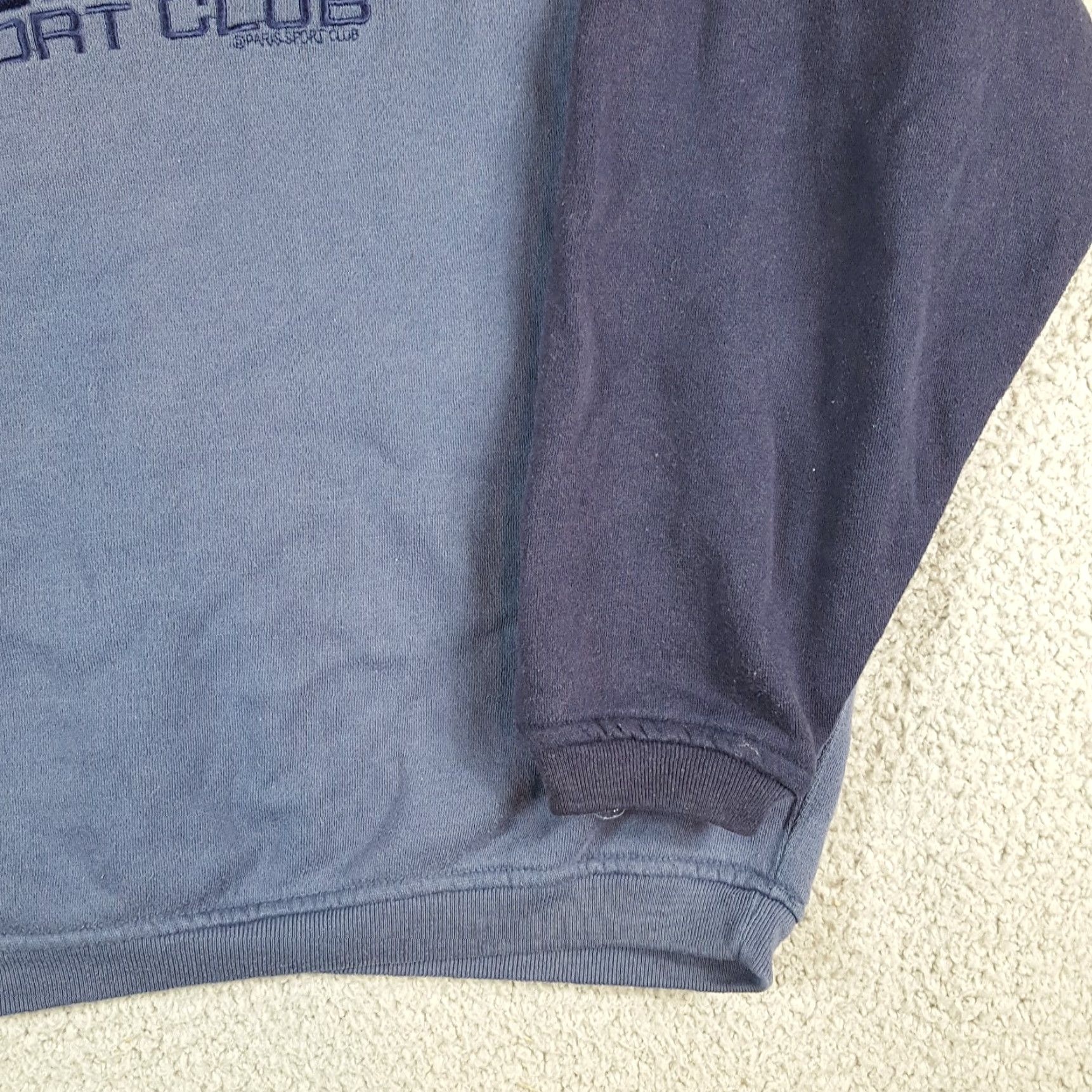 Vintage VINTAGE Paris Sport Club Sweatshirt Shirt Mens M Blue Pullover Crewneck Boxy 90s Y2K College Sports Urban Fashion Size US M / EU 48-50 / 2 - 3 Thumbnail