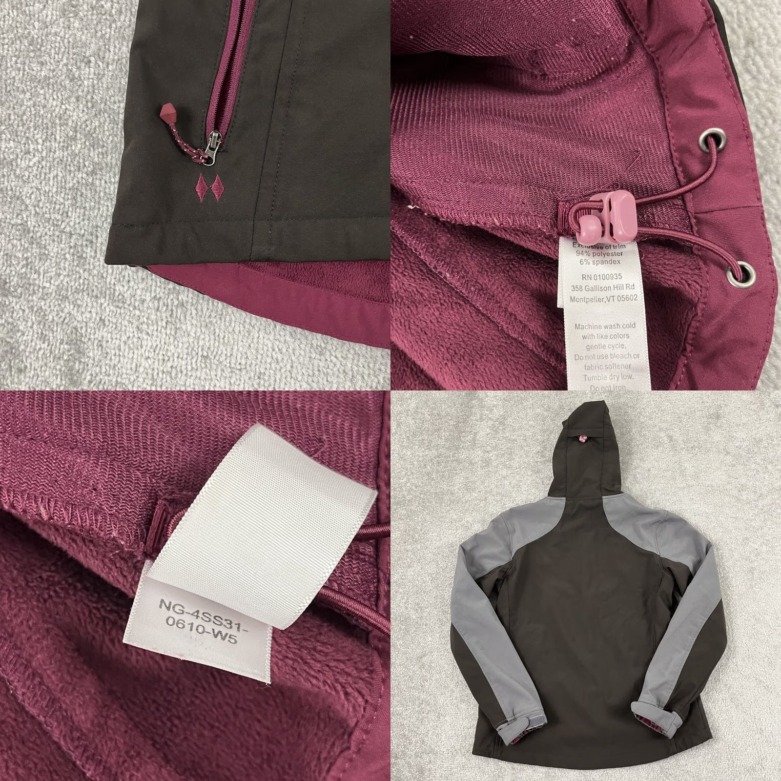 Black Diamond Black Diamond Double Diamond Jacket Womens Medium Hooded Softshell Skiing Coat Size M / US 6-8 / IT 42-44 - 8 Thumbnail