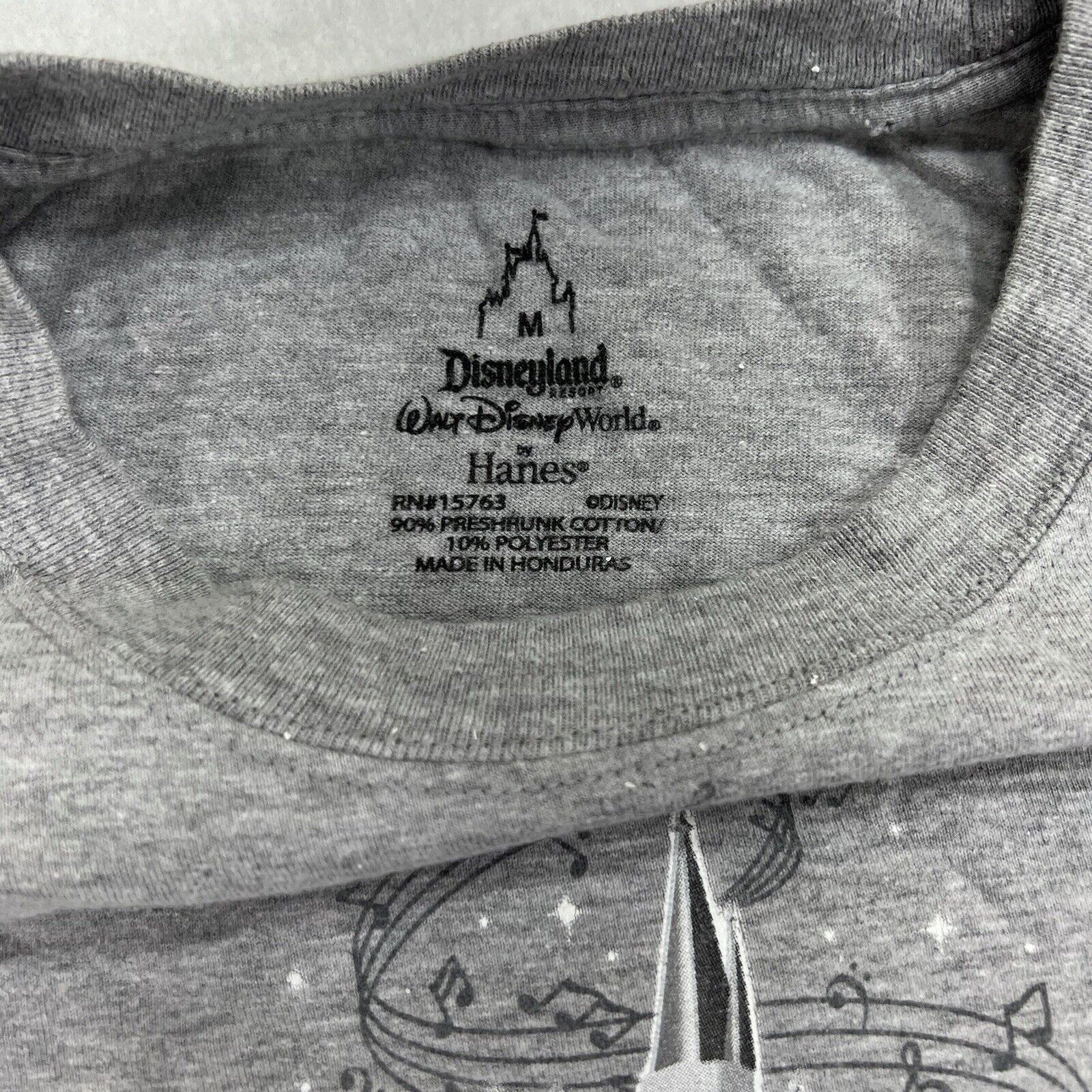 Disney Disney World Medium 2016 Music Magic Graphic T Shirt Size US M / EU 48-50 / 2 - 3 Thumbnail