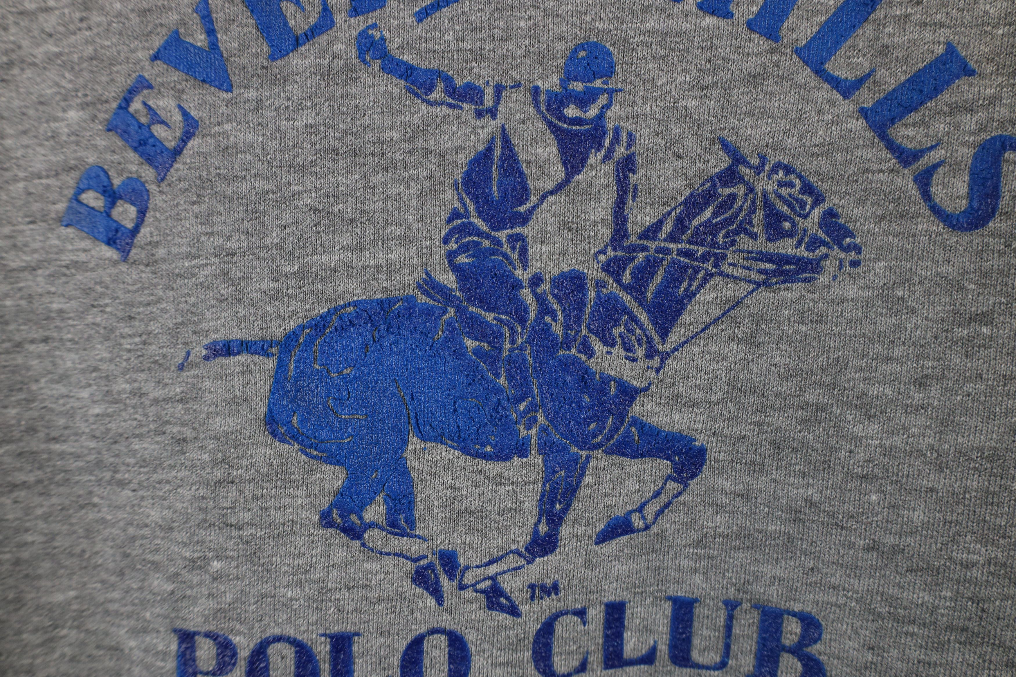 Russell Athletic × Vintage Vintage 80s Russell Athletic Club Triblend Sweatshirt USA Size L / US 10 / IT 46 - 5 Thumbnail
