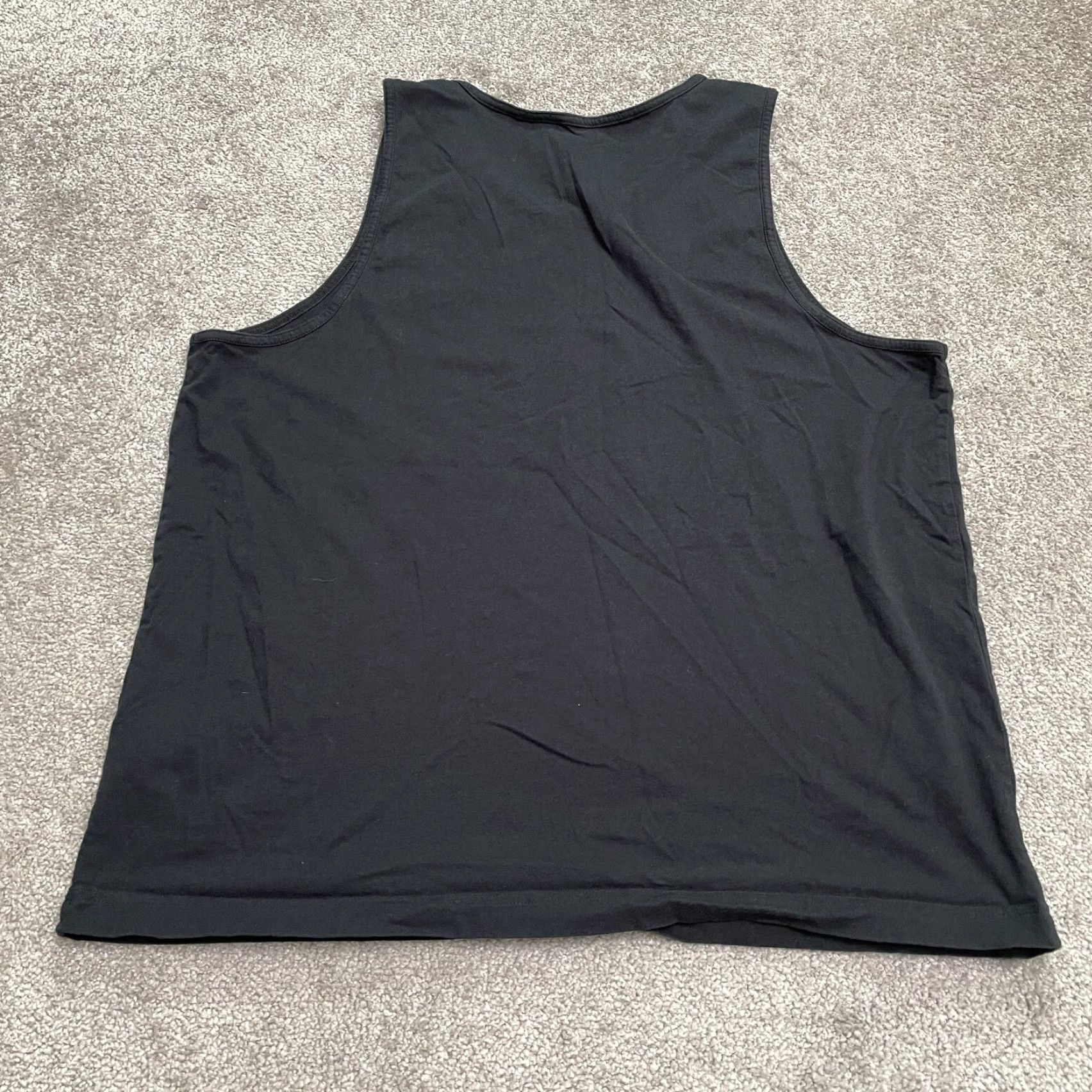 Essentials Amazon Essential Tank Mens XL Black Sleeveless Round Neck Muscle Tee Size US XL / EU 56 / 4 - 2 Thumbnail