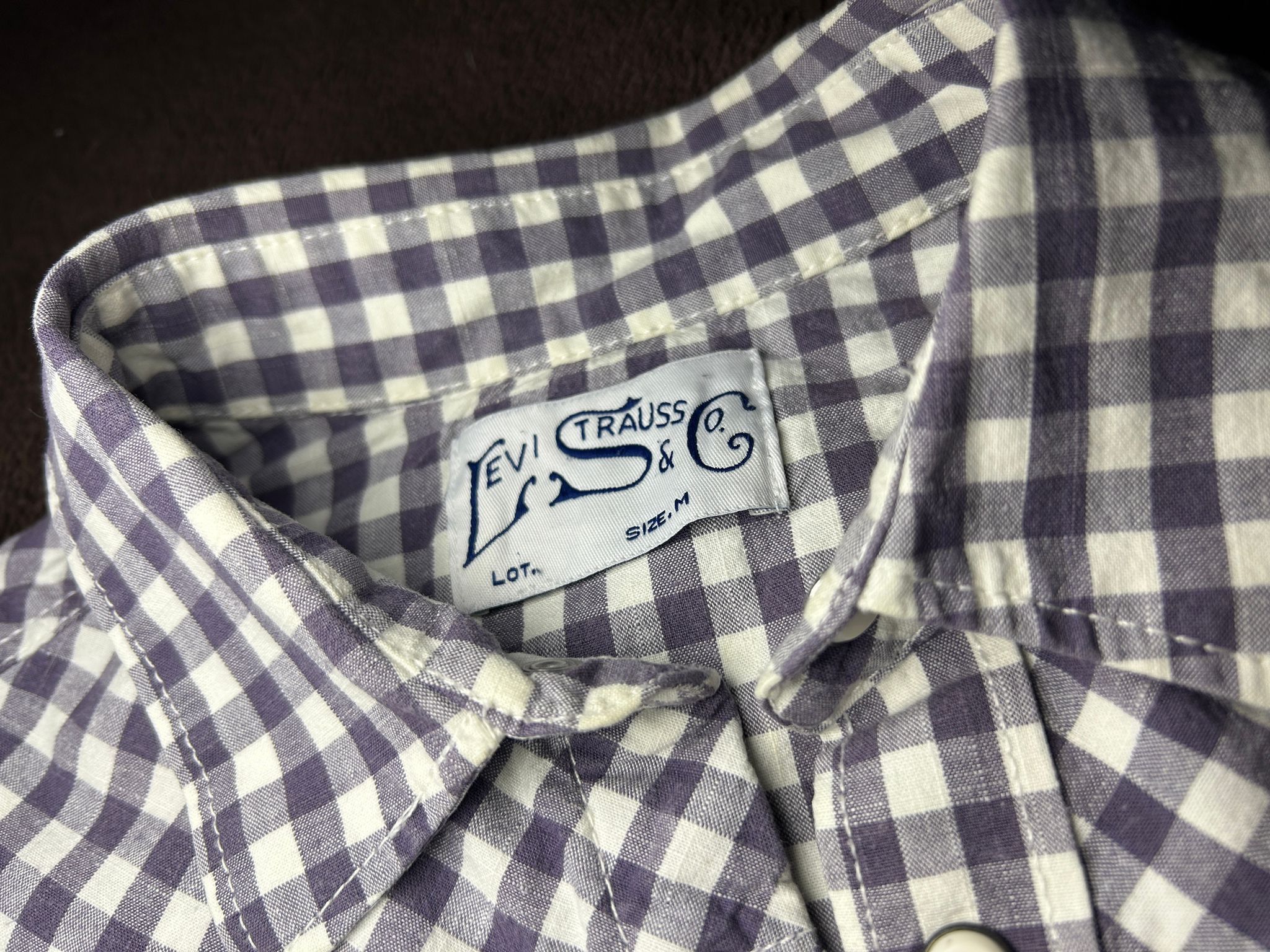 Levi's Vintage Clothing Vintage|Shirts Button Ups| Retro|Levi's Strauss &Co| M Size US M / EU 48-50 / 2 - 3 Thumbnail