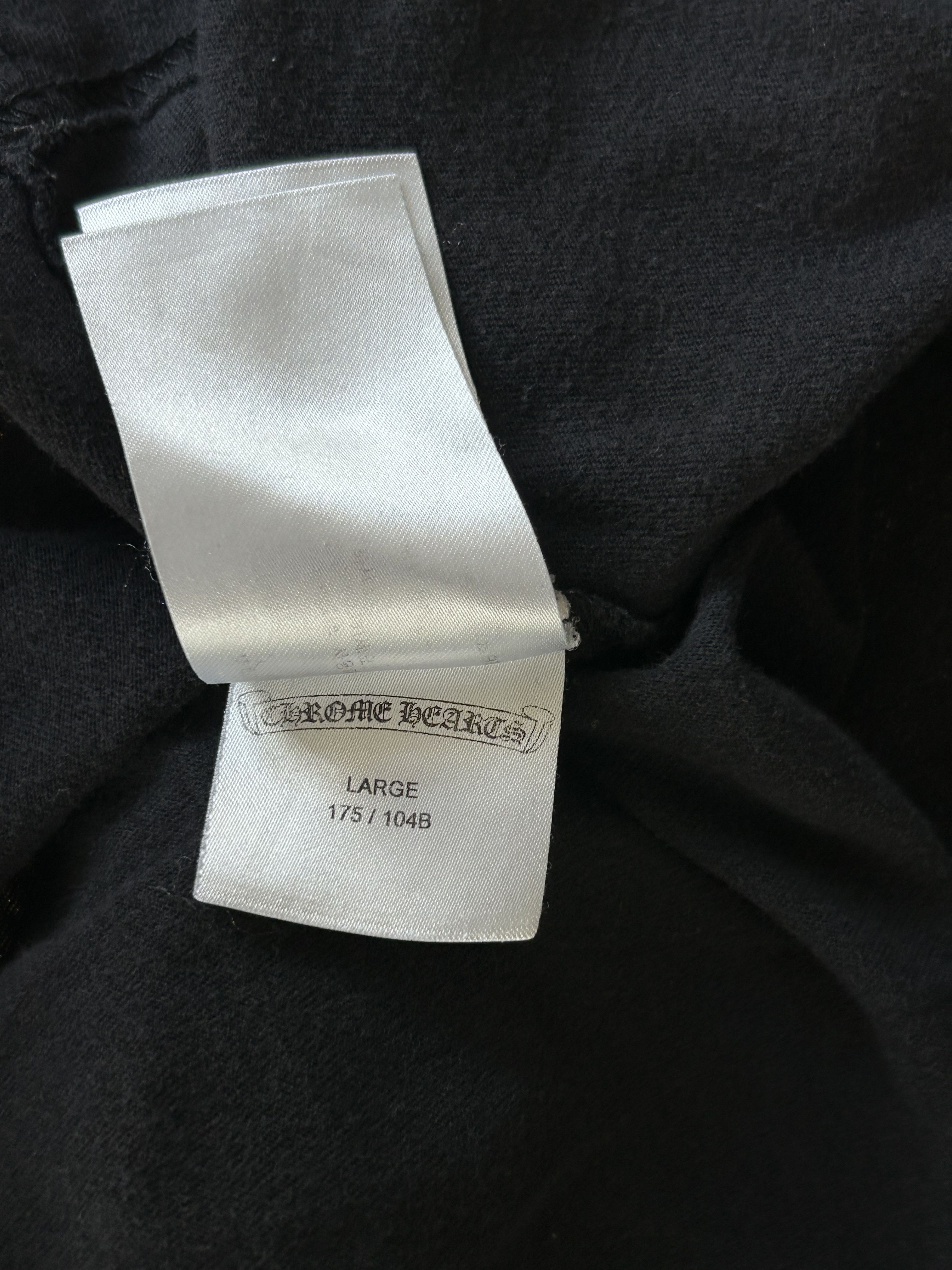 Chrome Hearts Chrome Hearts Black Multicolor Cross Logo T-Shirt Size US L / EU 52-54 / 3 - 6 Thumbnail
