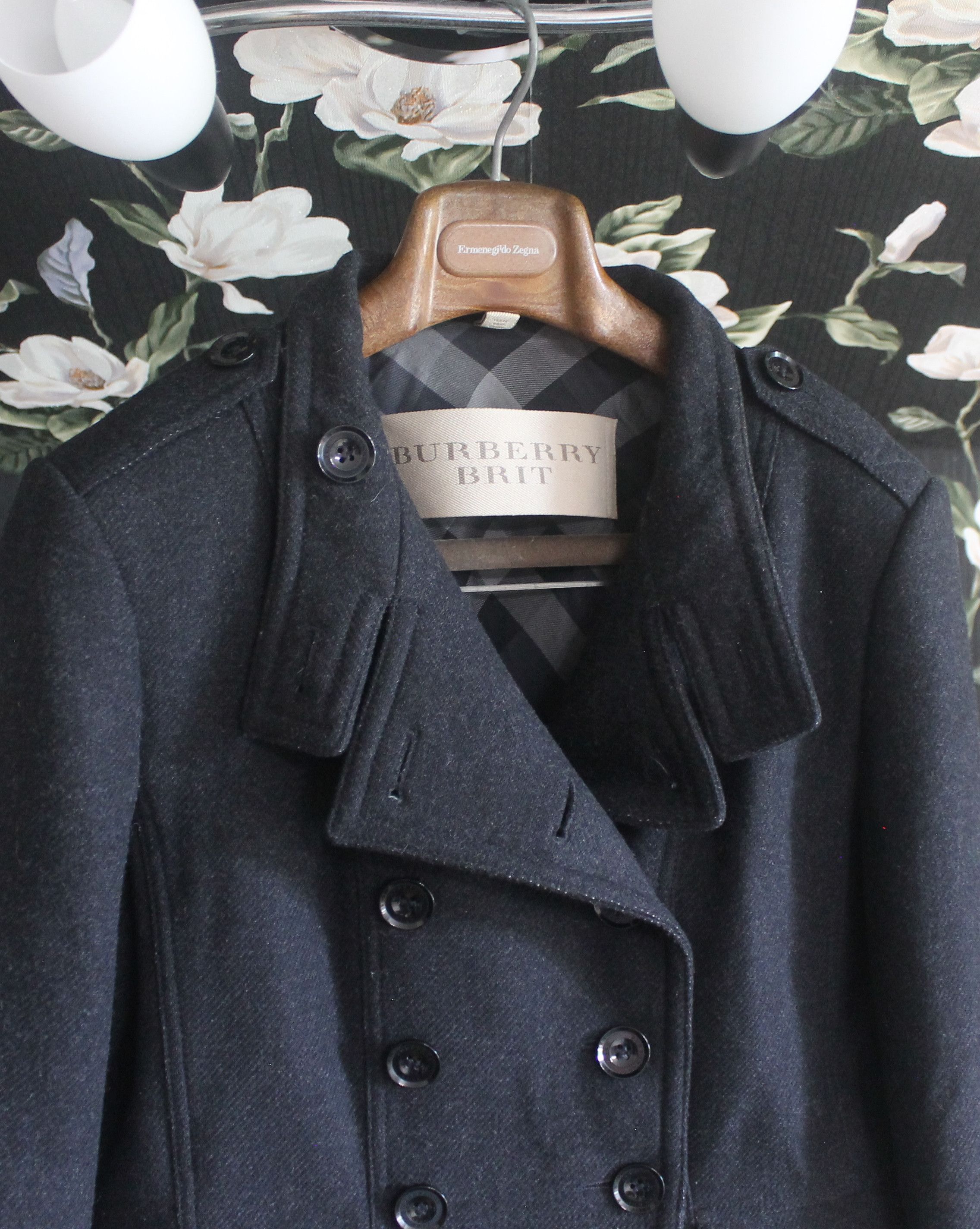 Burberry Burberry Brit Double Breasted Wool Coat Jacket Size XL / US 12-14 / IT 48-50 - 2 Thumbnail