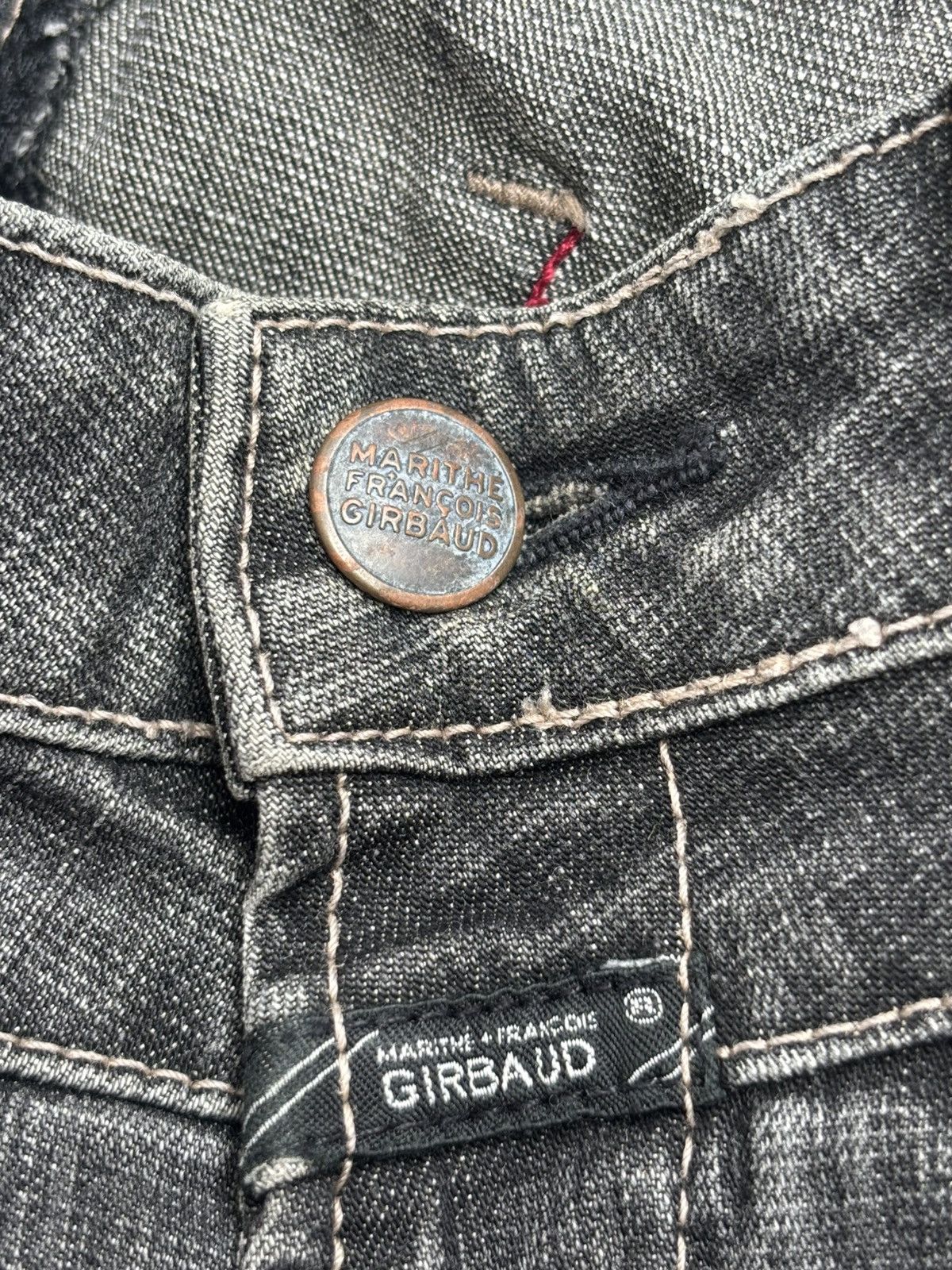 Marithe + Francois Girbaud Y2K X-Seam Flare Jeans Size US 27 - 7 Thumbnail