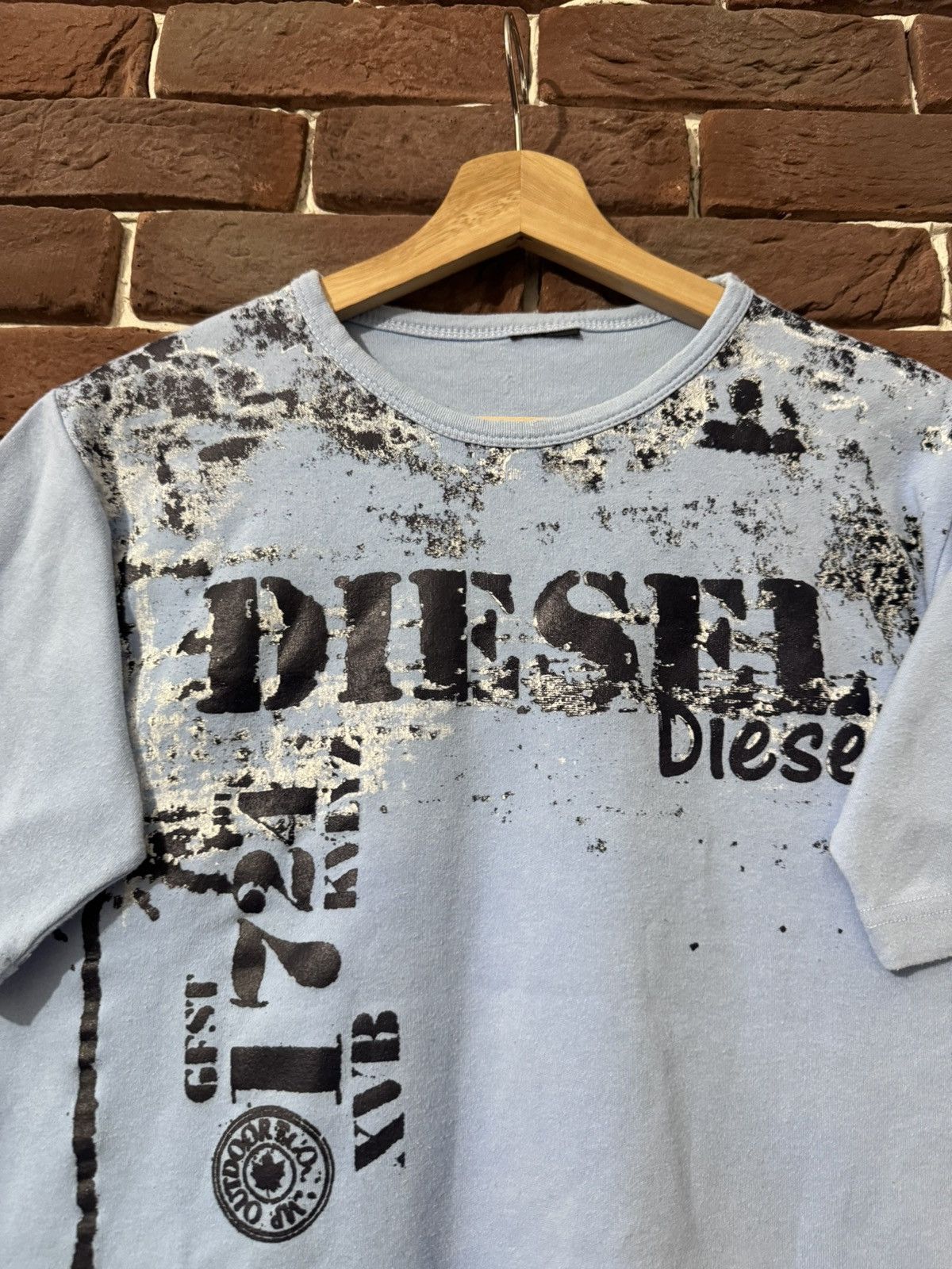 Diesel Y2K Diesel Avant Garde Military Tshirt Streetwear Hype m Size US M / EU 48-50 / 2 - 3 Thumbnail
