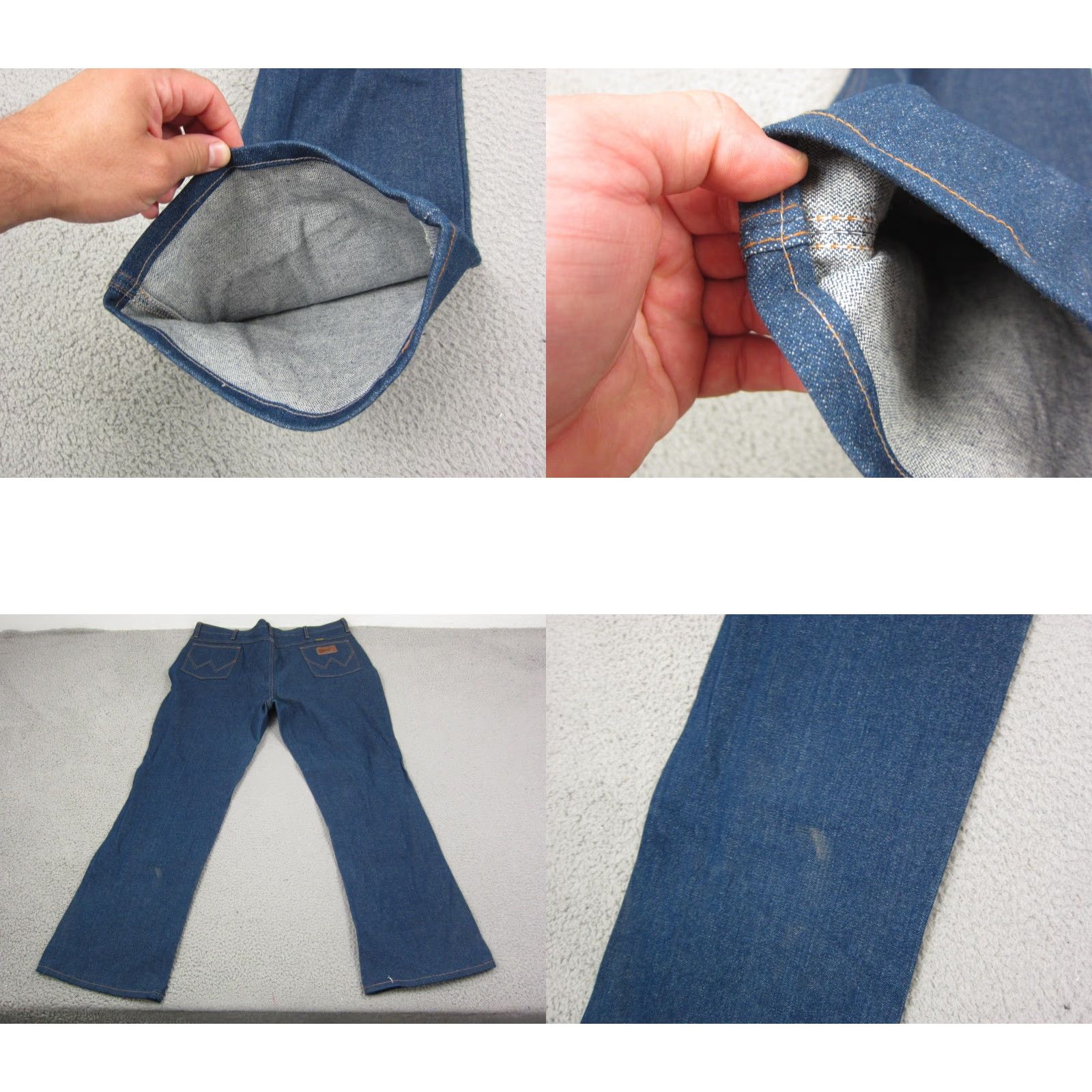 Wrangler Vintage Wrangler Jeans Mens 44 32 Blue Cowboy Bootcut Made in USA Wrangler Cowboy Cut 945DEN 70s Size US 44 / EU 60 - 10 Thumbnail