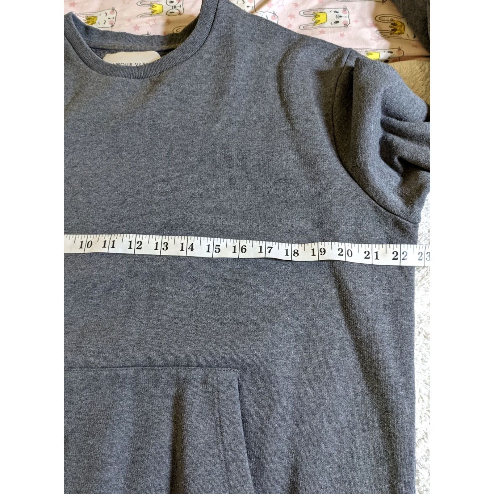 Vintage AMOUR VERT Sweatshirt Pullover Gray Long Sleeve Women's L Size Size L / US 10 / IT 46 - 7 Thumbnail