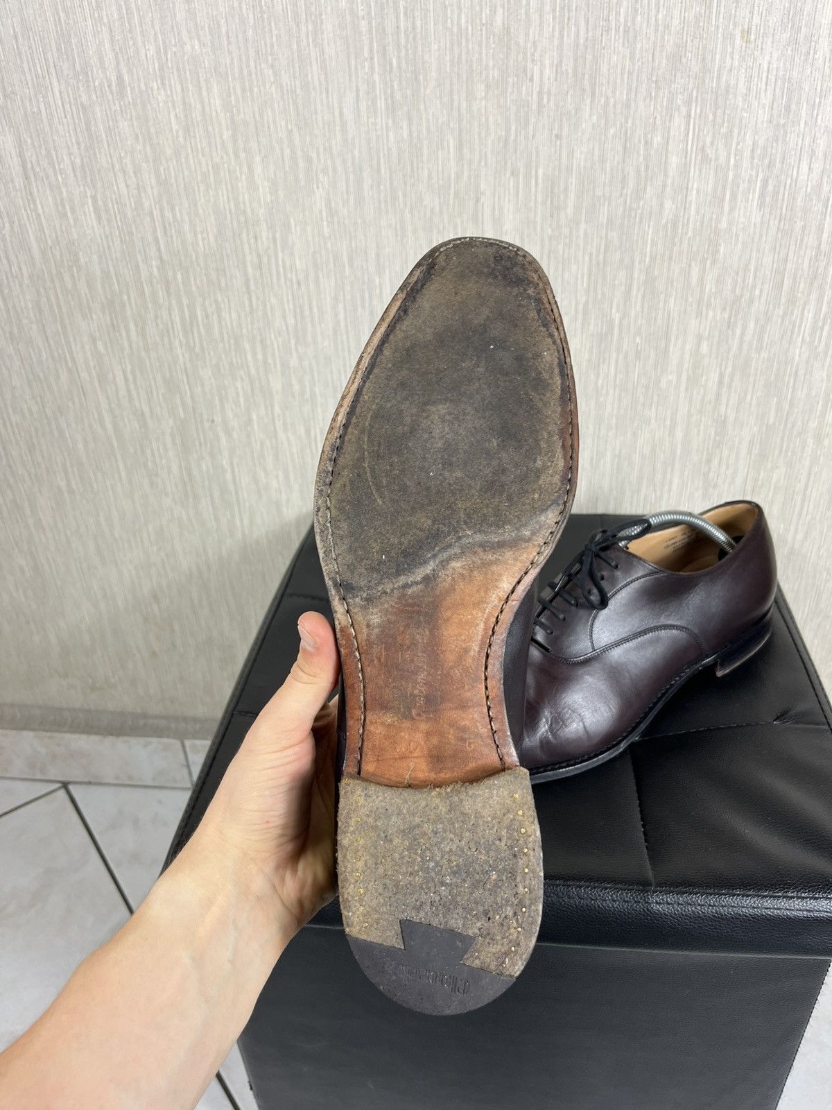 Church's Church’s Kentford classic leather shoes burgundy shade Size US 10 / EU 43 - 10 Thumbnail