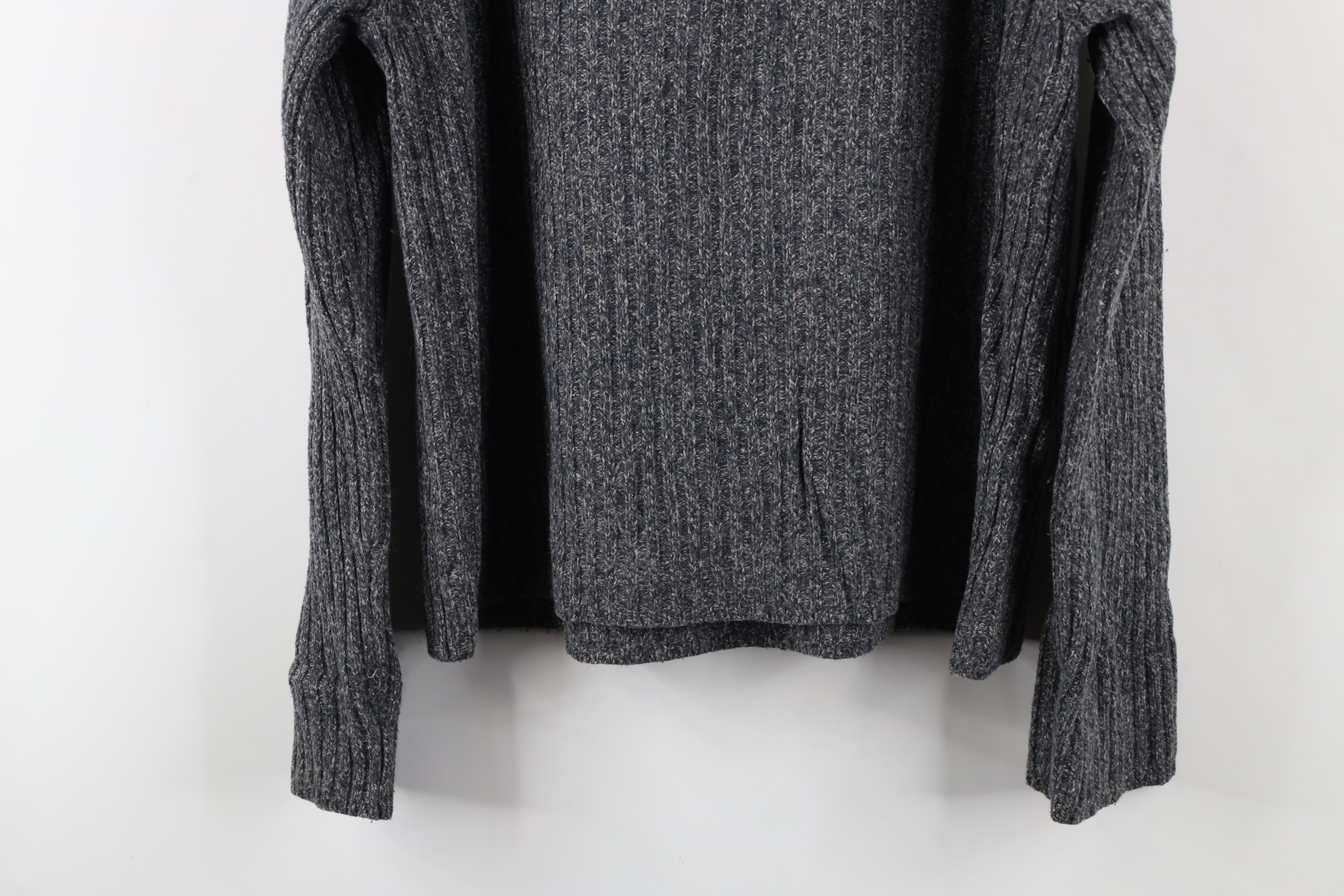 Abercrombie & Fitch × Vintage Vintage 90s Y2K Abercrombie & Fitch Blend Ribbed Sweater Size L / US 10 / IT 46 - 9 Thumbnail