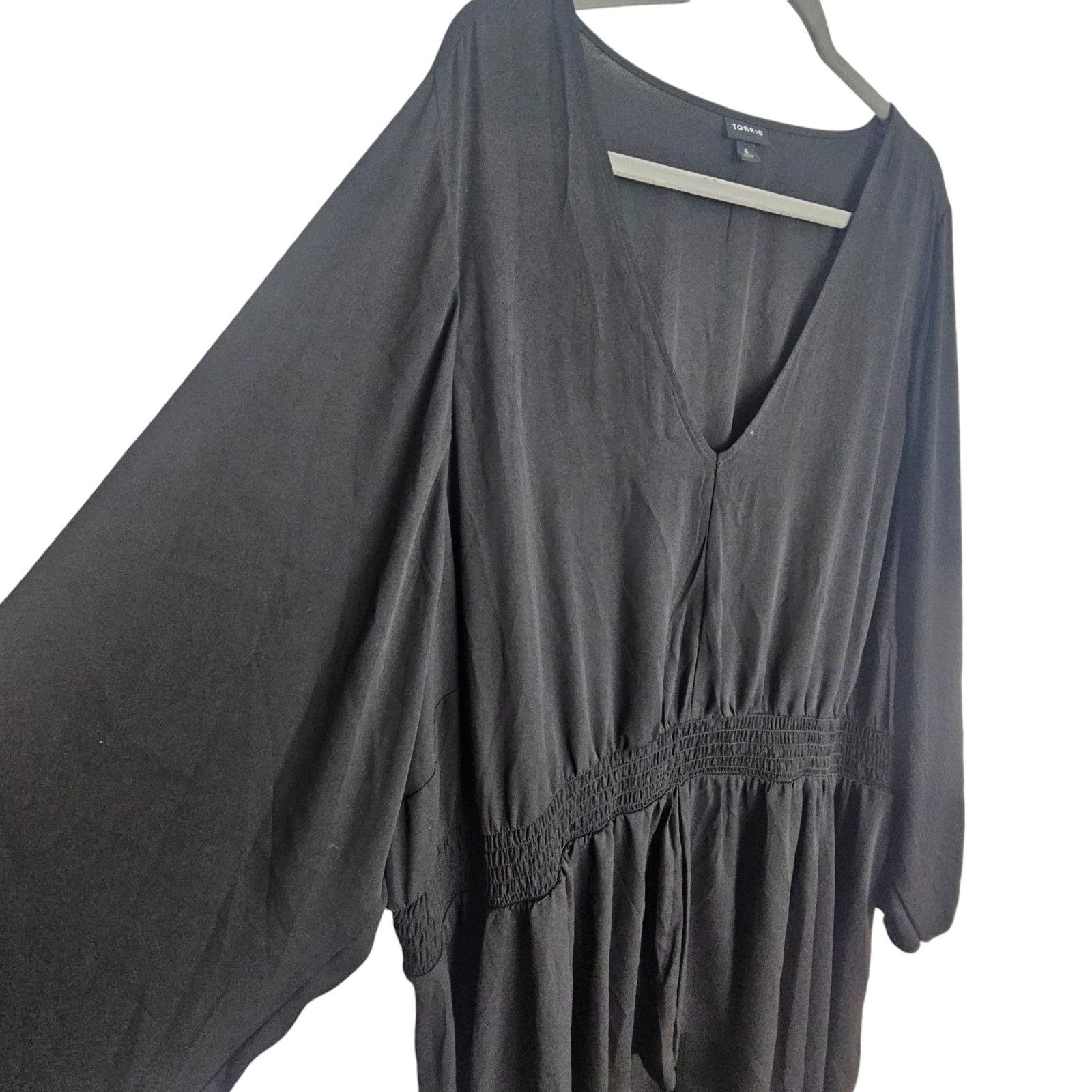 Torrid Torrid Womens Hilo Tunic Plus Size 6X Whimsygoth Smocked Size 4XL / US 24-26 - 7 Thumbnail