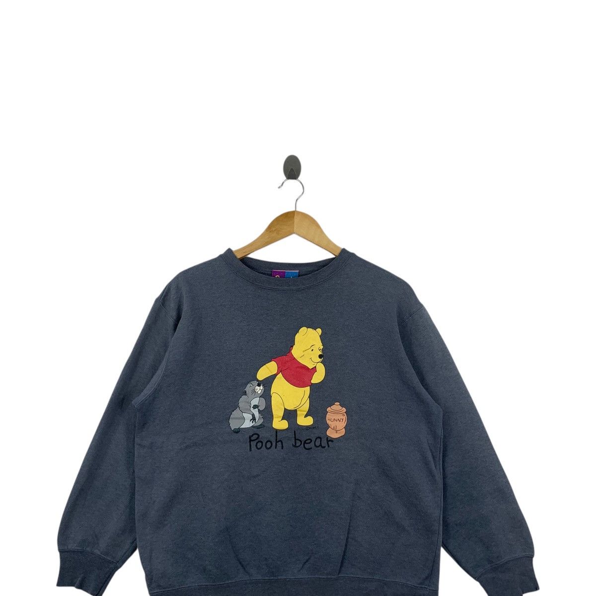 Disney Vintage DISNEY POOH BEAR Hunny Cartoon Movie Sweatshirt Size L / US 10 / IT 46 - 2 Thumbnail