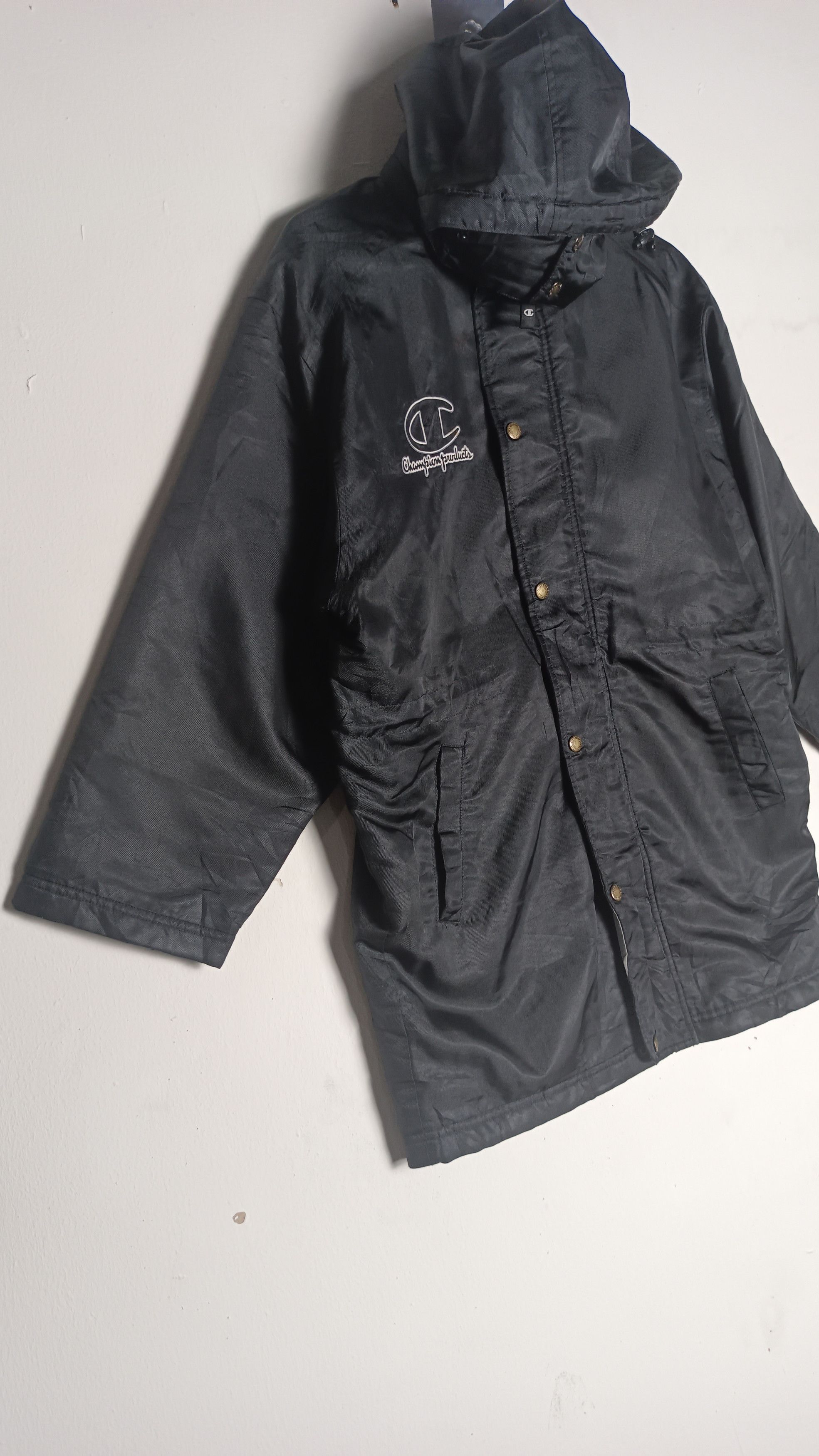 Champion × Japanese Brand × Vintage VINTAGE CHAMPION HOODIE WINDBRAKER Size US L / EU 52-54 / 3 - 3 Thumbnail