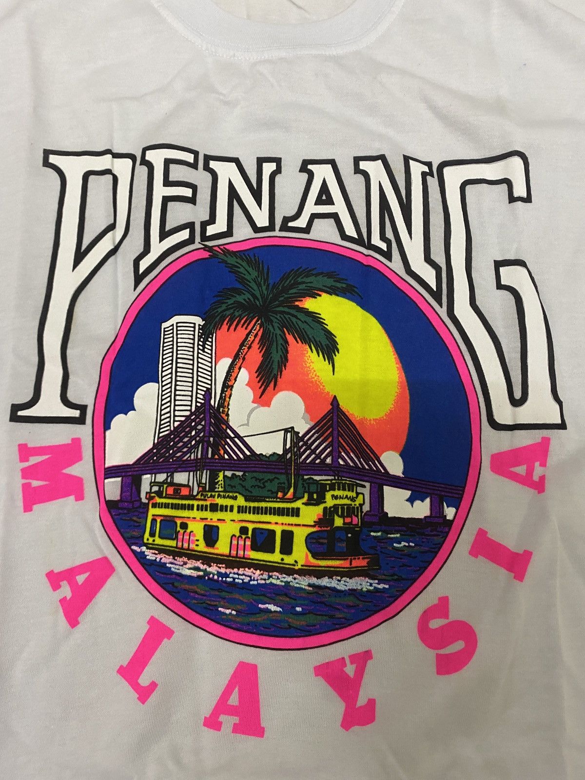 Vintage Vintage 90s Souvenir Sunset In Penang Malaysia Size US M / EU 48-50 / 2 - 3 Thumbnail