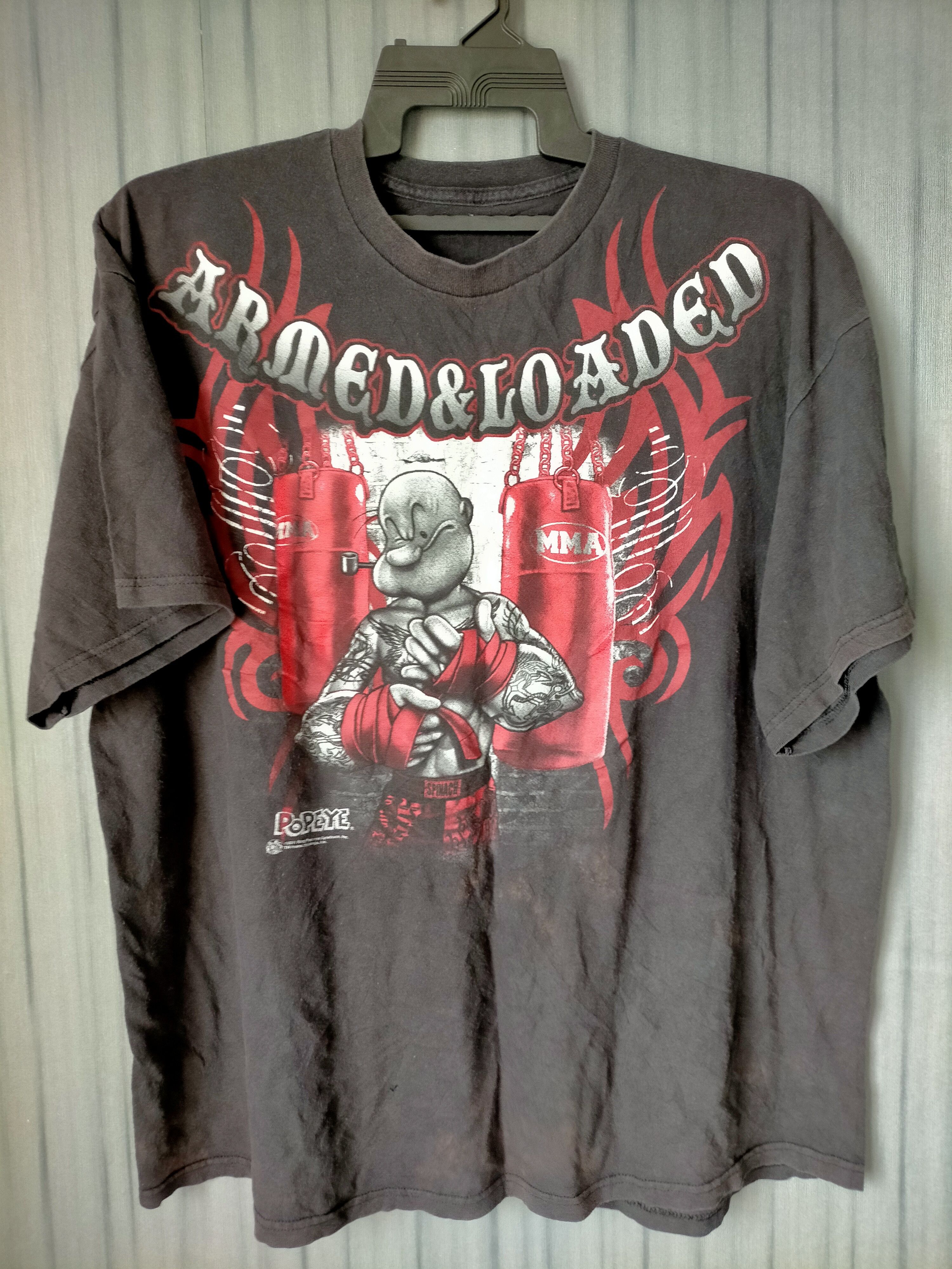 Vintage Vintage PoPEYE tee Size US XXL / EU 58 / 5 - 2 Thumbnail