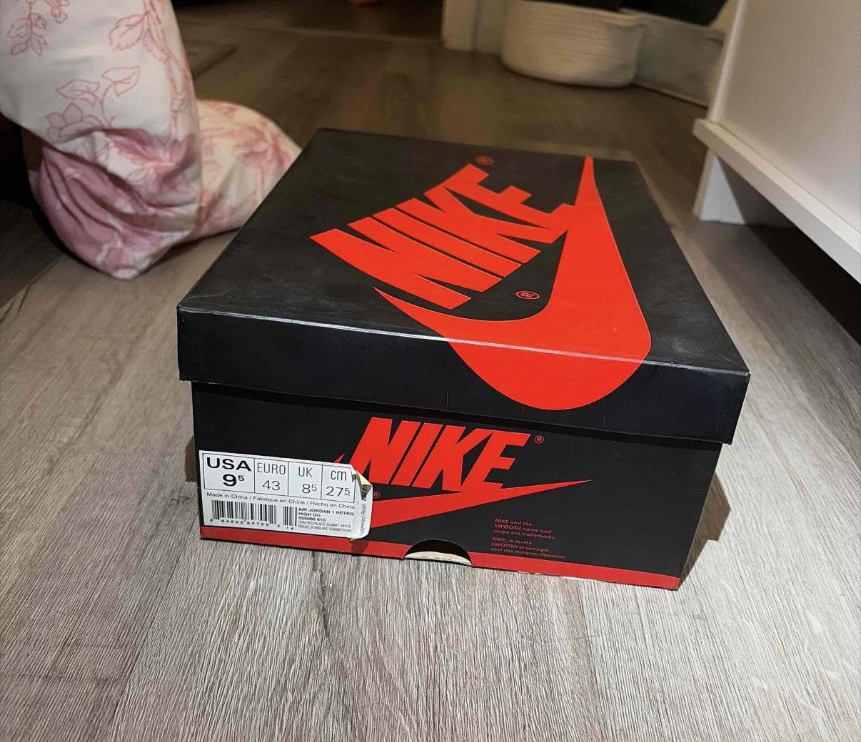 Jordan Brand jordan 1 bred toe size 9.5 Size US 9.5 / EU 42-43 - 7 Thumbnail