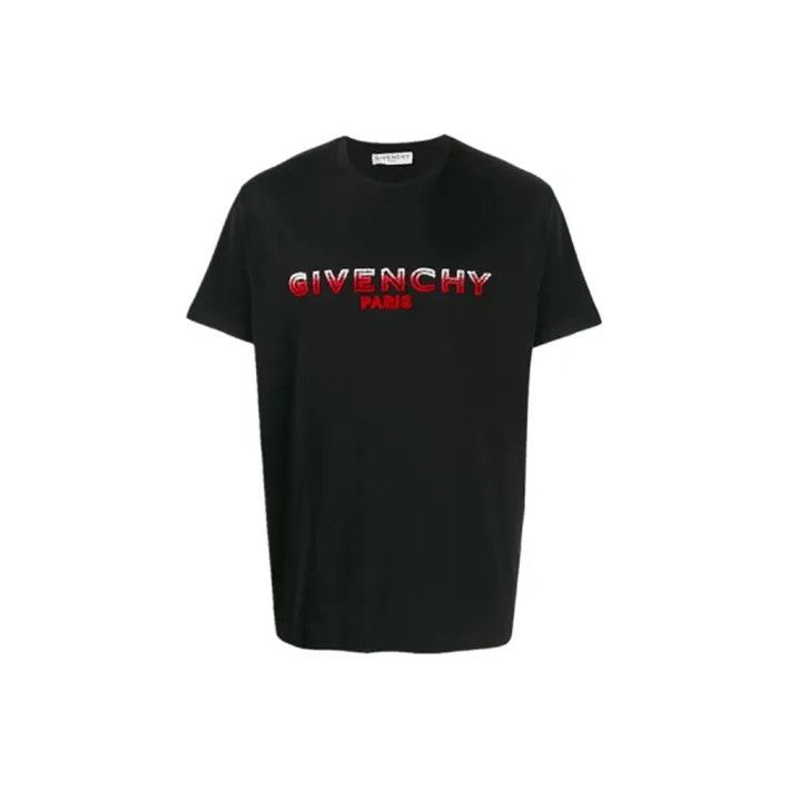 Givenchy Givenchy Gradient Logo Cotton Short-Sleeve T-Shirt Size US XL / EU 56 / 4 - 1 Thumbnail