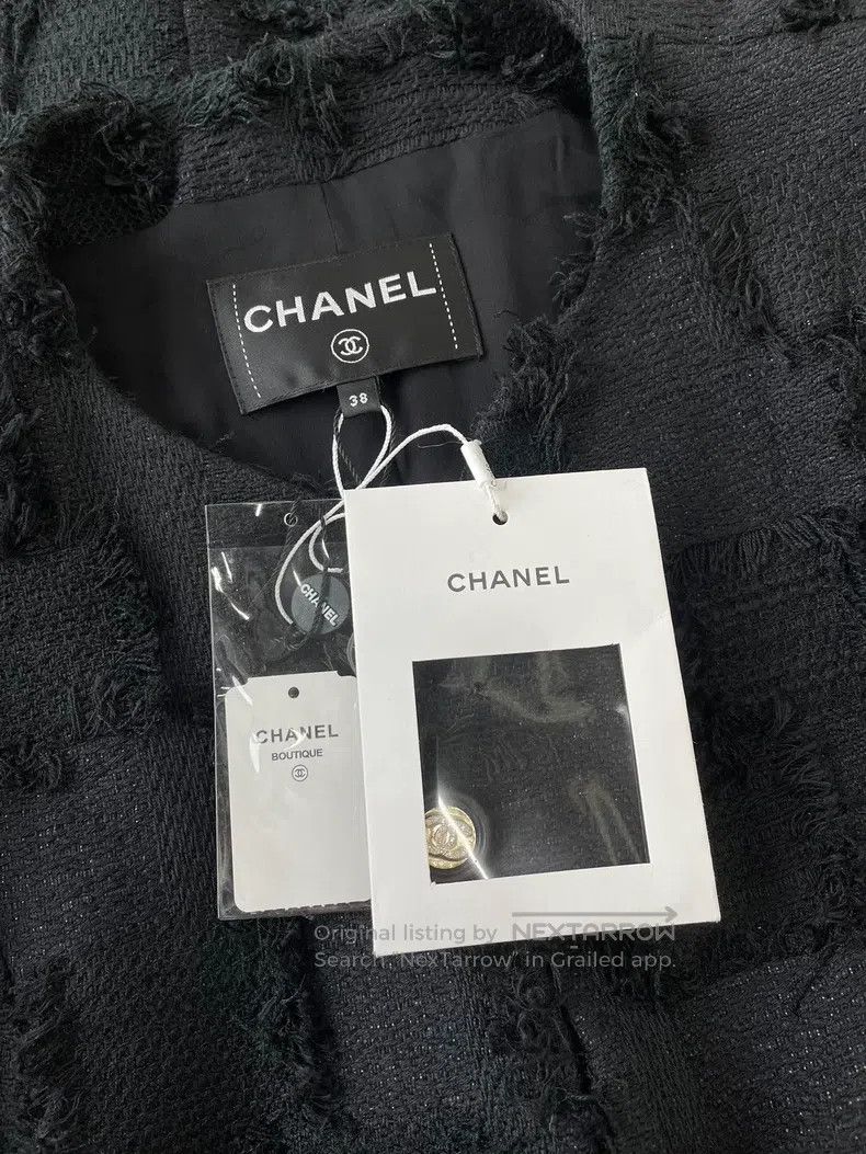 Chanel Chanel Black full-tassel four-pocket jacket Size XS / US 0-2 / IT 36-38 - 8 Thumbnail