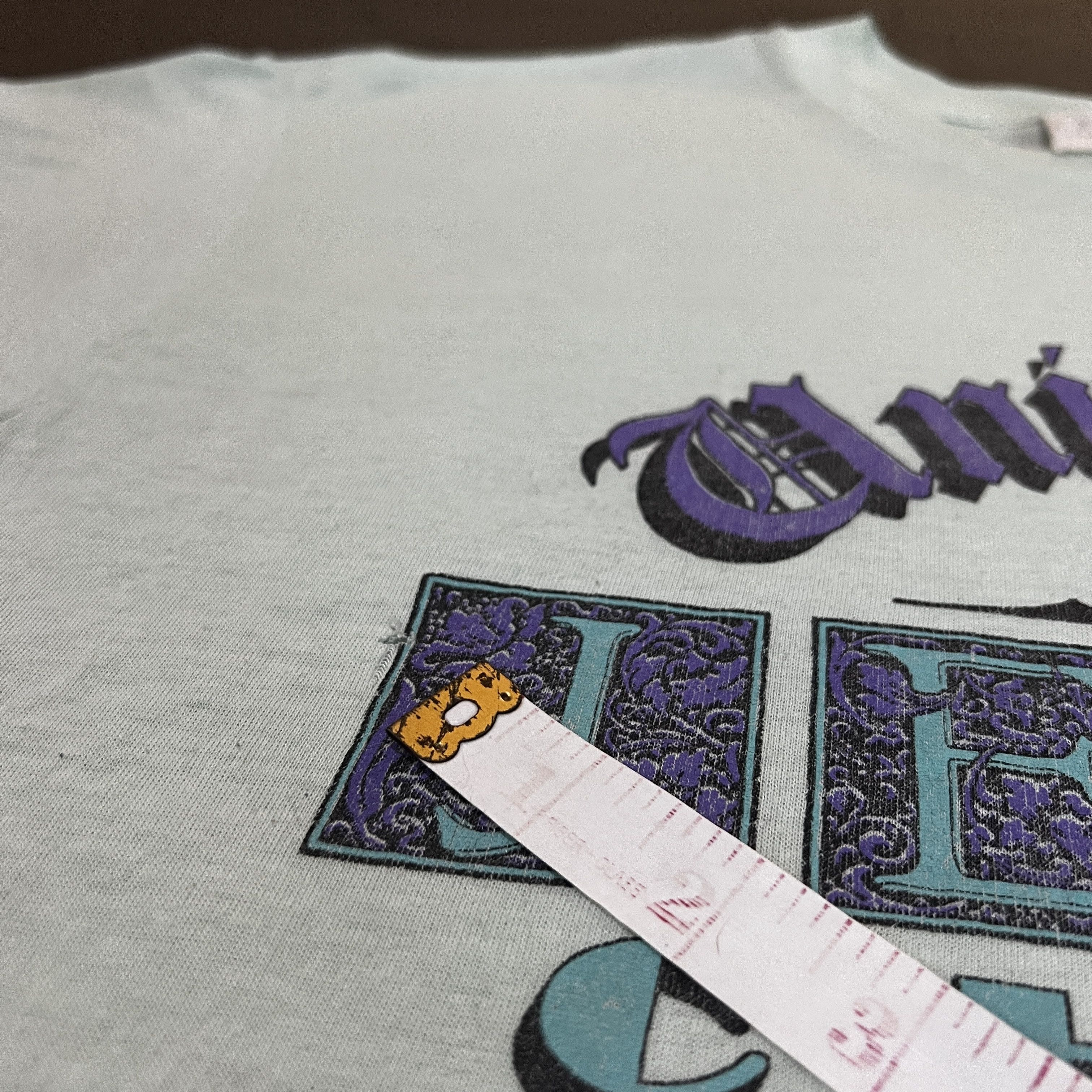 Vintage Vintage 90s University Of Jesus God Bible Holy Promo Tee Size US XL / EU 56 / 4 - 8 Thumbnail