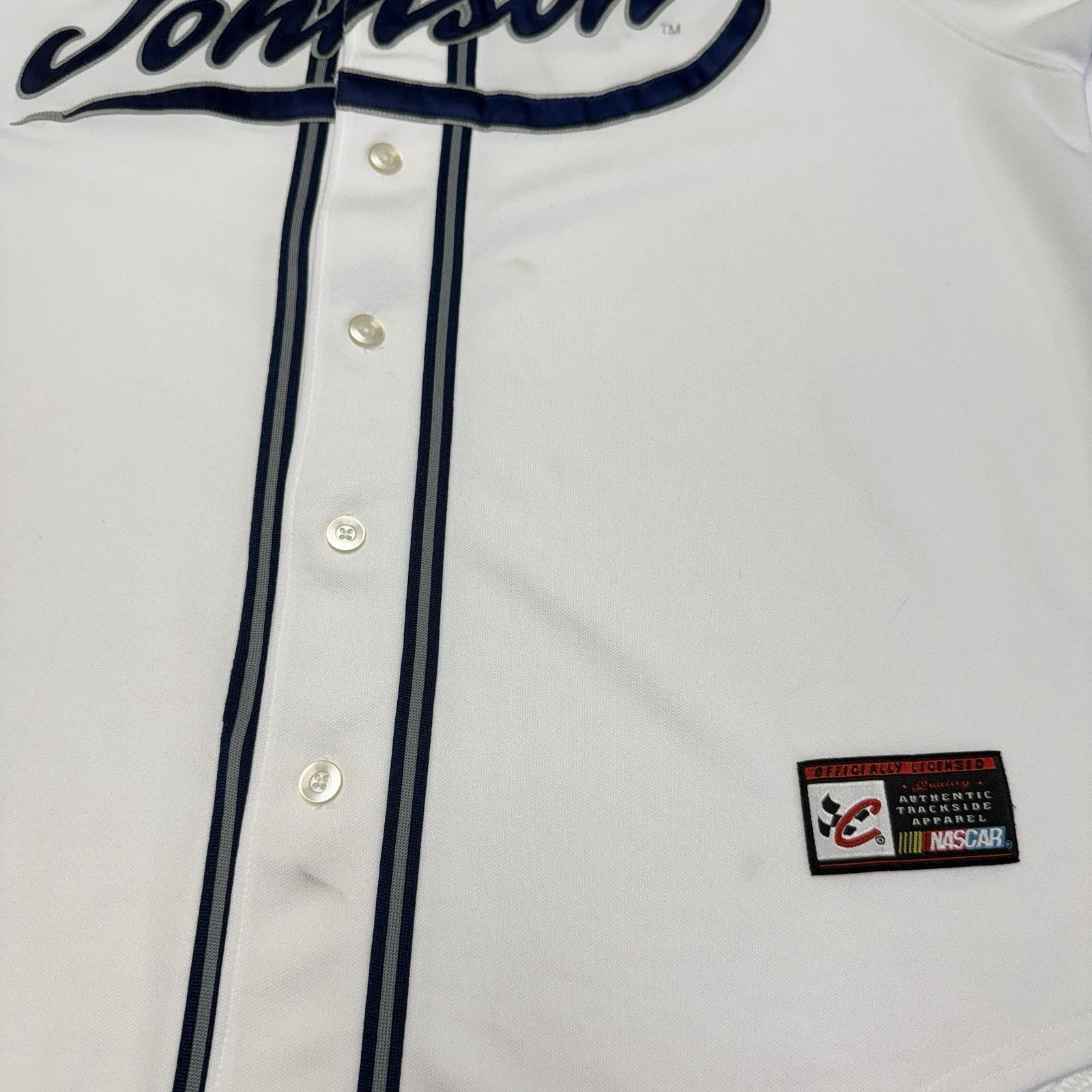 Chase Authentics Jimmy Johnson 48 Nascar Jersey Mens XL White Chase Authentic Size US XL / EU 56 / 4 - 5 Thumbnail